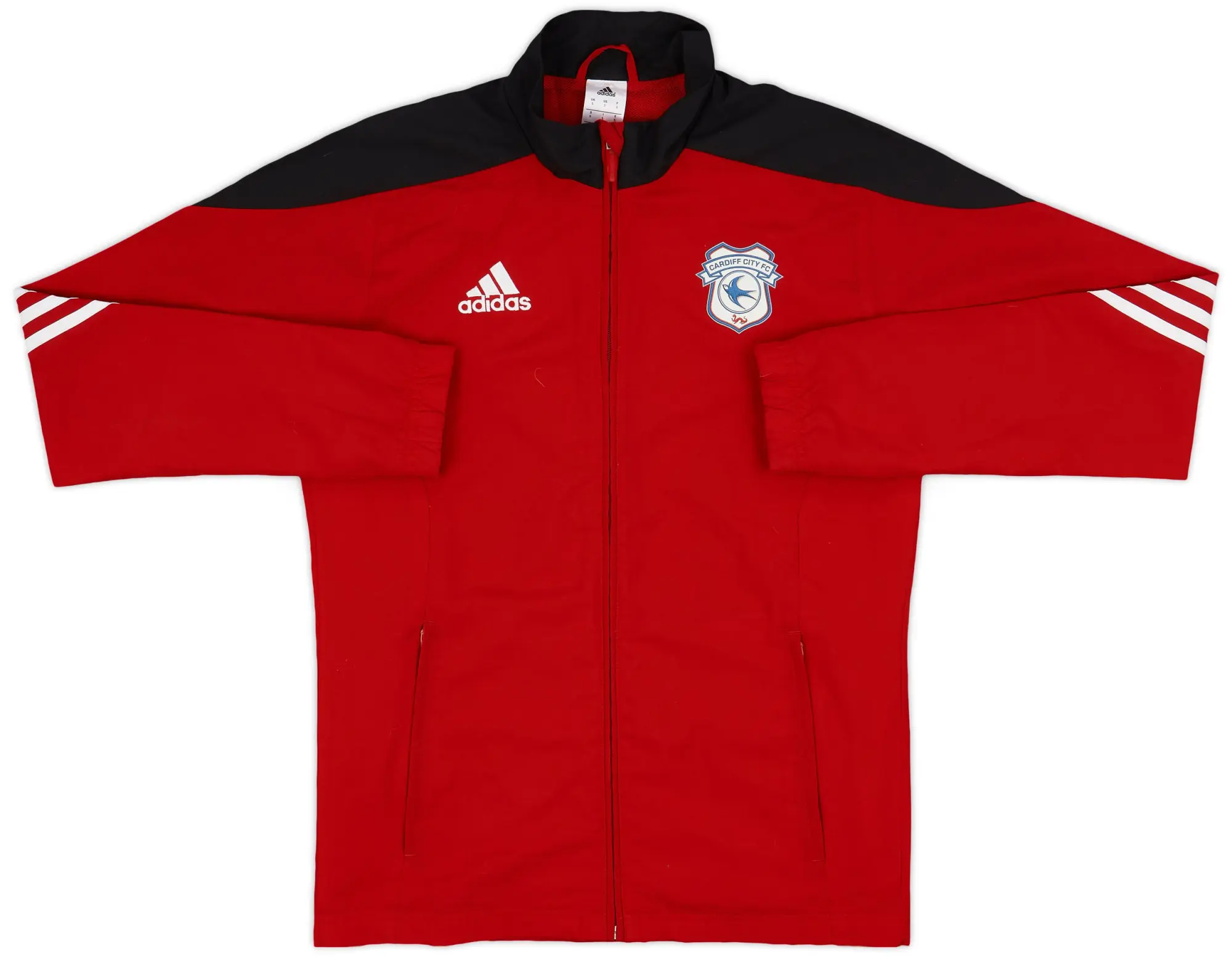 2015-16 Cardiff City adidas Track Jacket - 8/10 - (S)