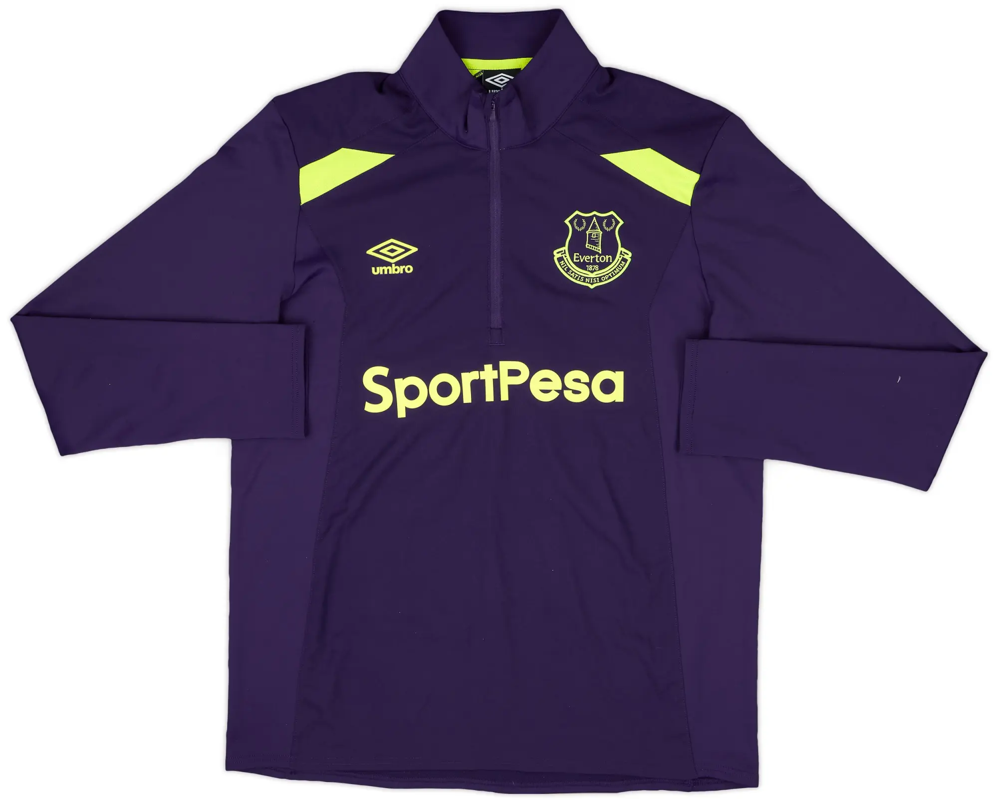 2017-18 Everton Umbro 1/4 Zip Drill Top - 7/10 - (L)
