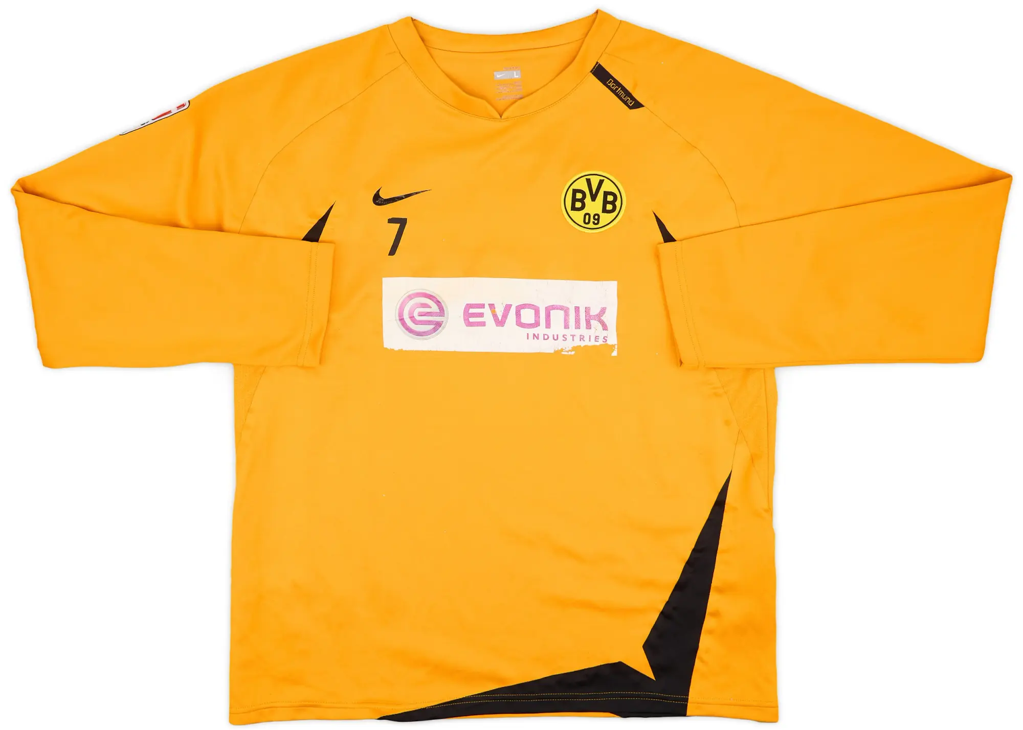 2007-08 Borussia Dortmund Player Issue Nike Sweat Top #7 (Tinga) - 5/10 - (L)