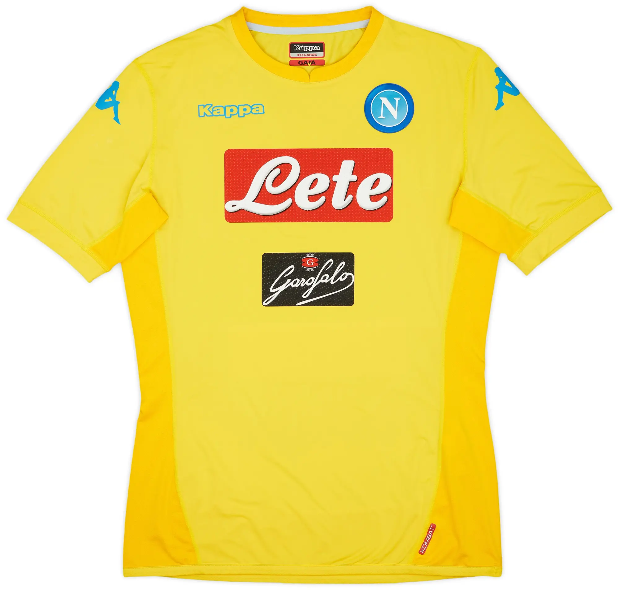 Kappa 2017-18 Napoli Authentic Away Shirt - 8/10 - (3XL)