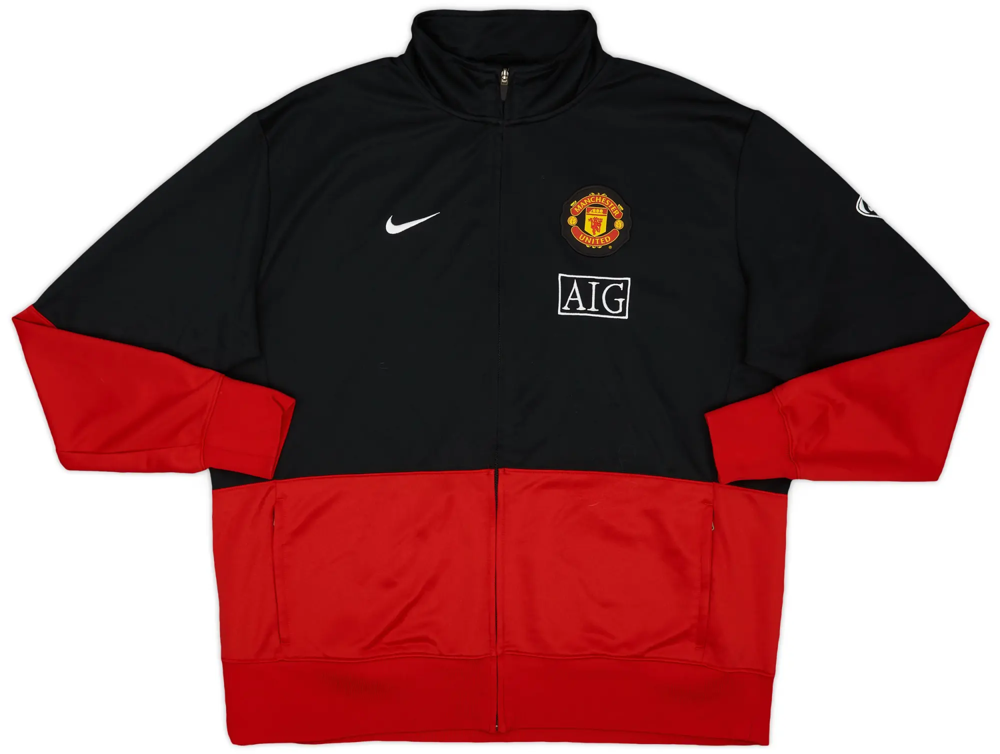2009-10 Manchester United Nike Track Jacket - 8/10 - (XXL)
