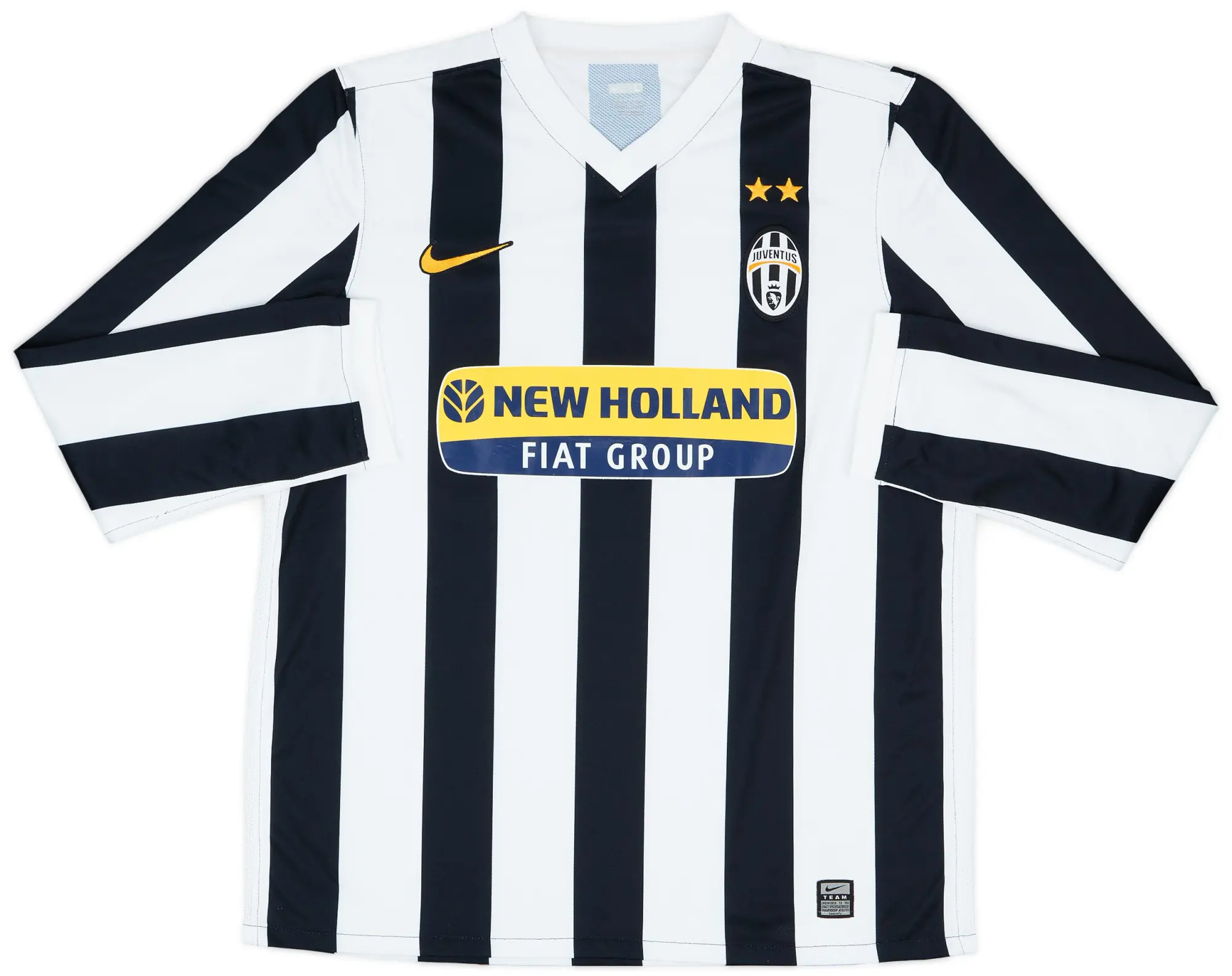 Nike 2009-10 Juventus Match Issue Home L/S Shirt #6