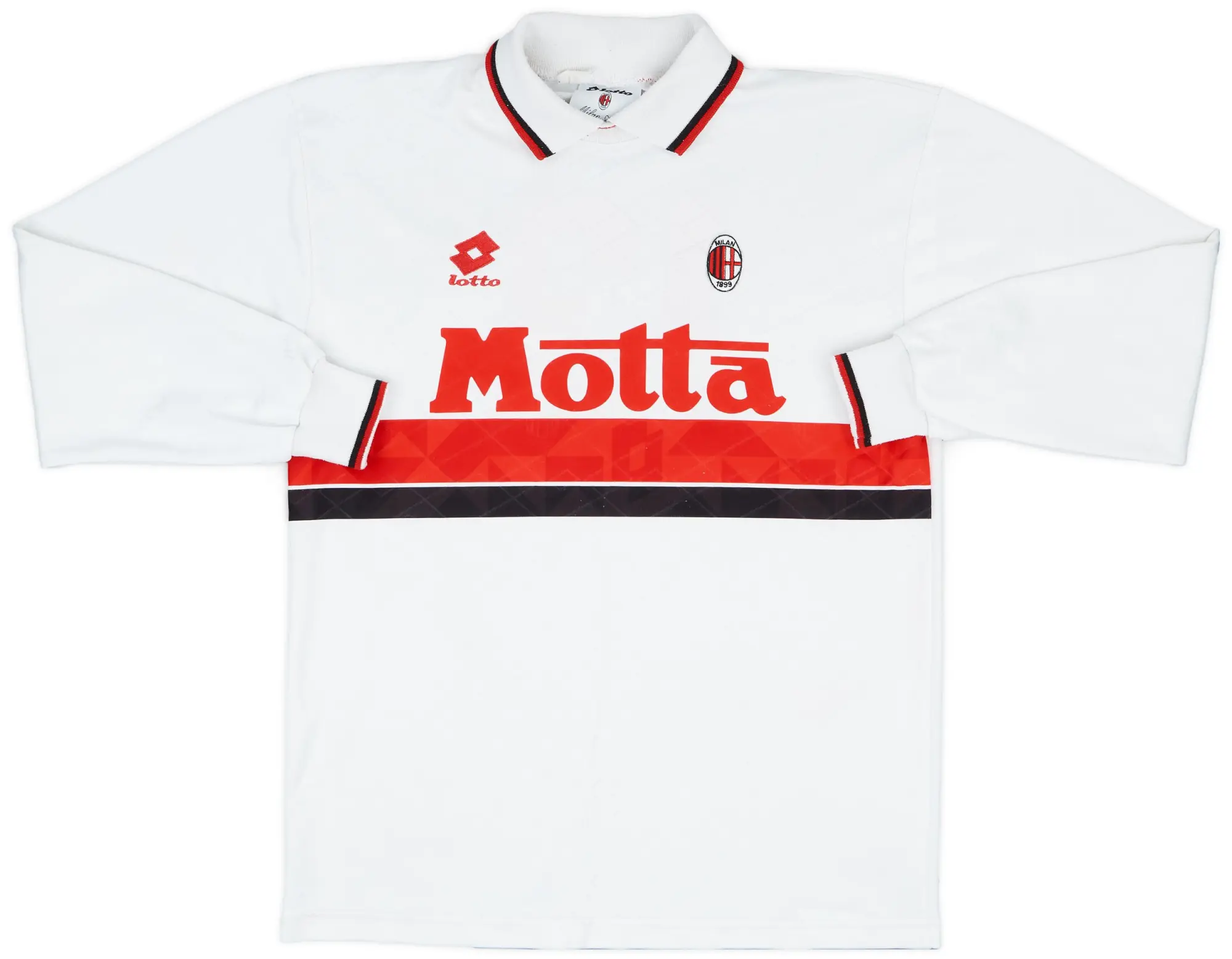 Lotto 1993-94 AC Milan Match Issue Away L/S Shirt #13