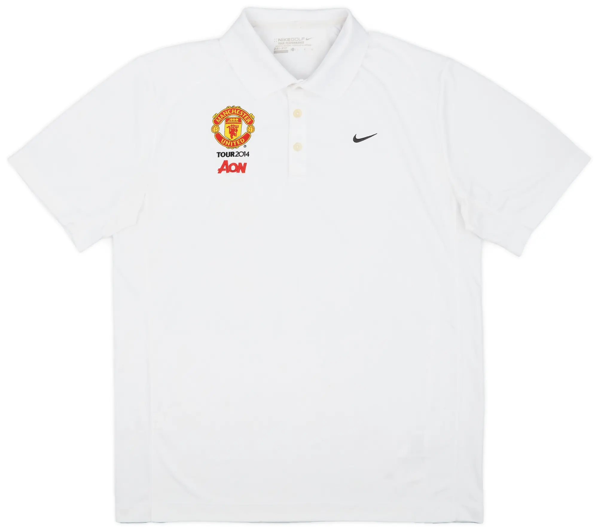 2014-15 Manchester United Nike Travel Polo Shirt - 8/10 - (L)