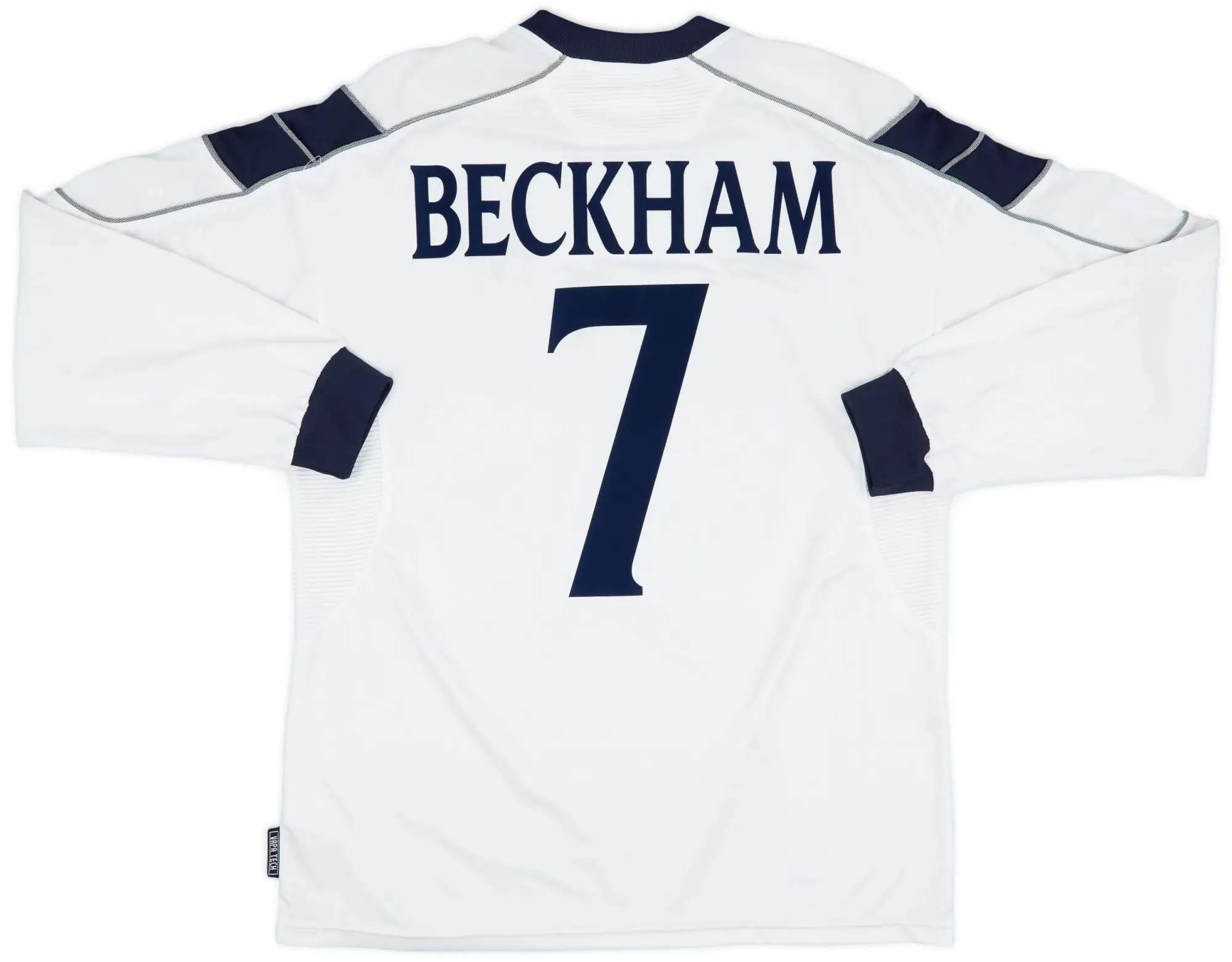 Umbro 2000-01 Manchester United Away L/S Shirt Beckham #7 - 8/10 - (L)