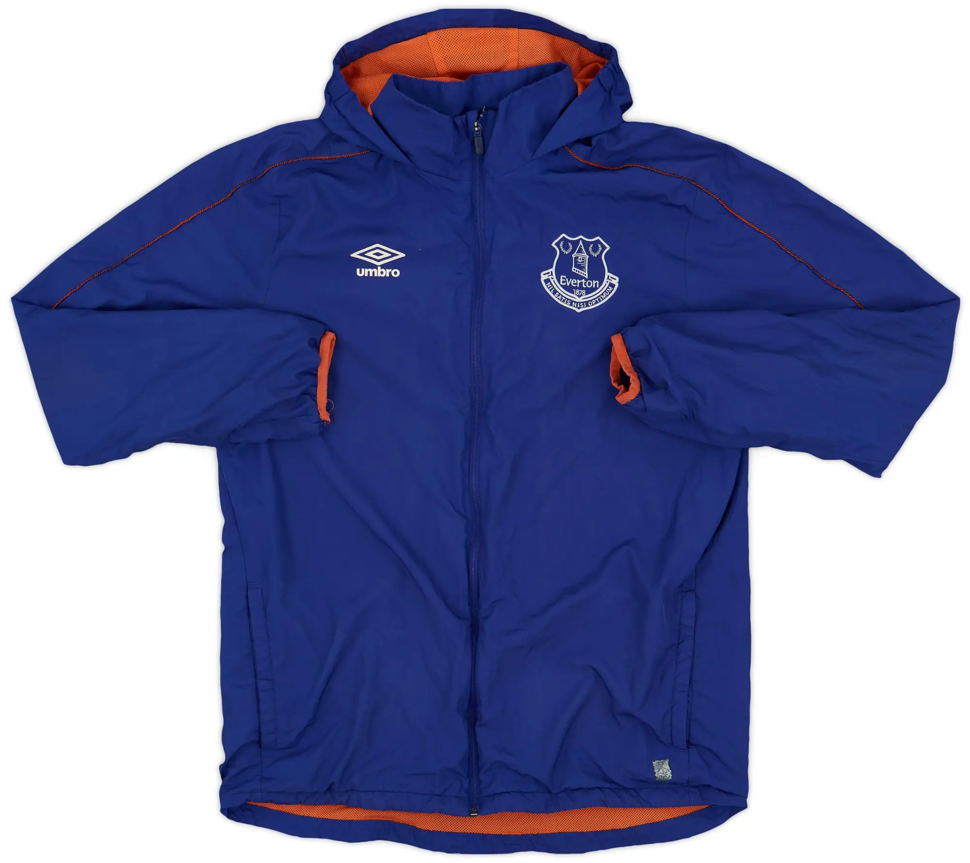2016-17 Everton Umbro Hooded Rain Jacket - 9/10 - (L)