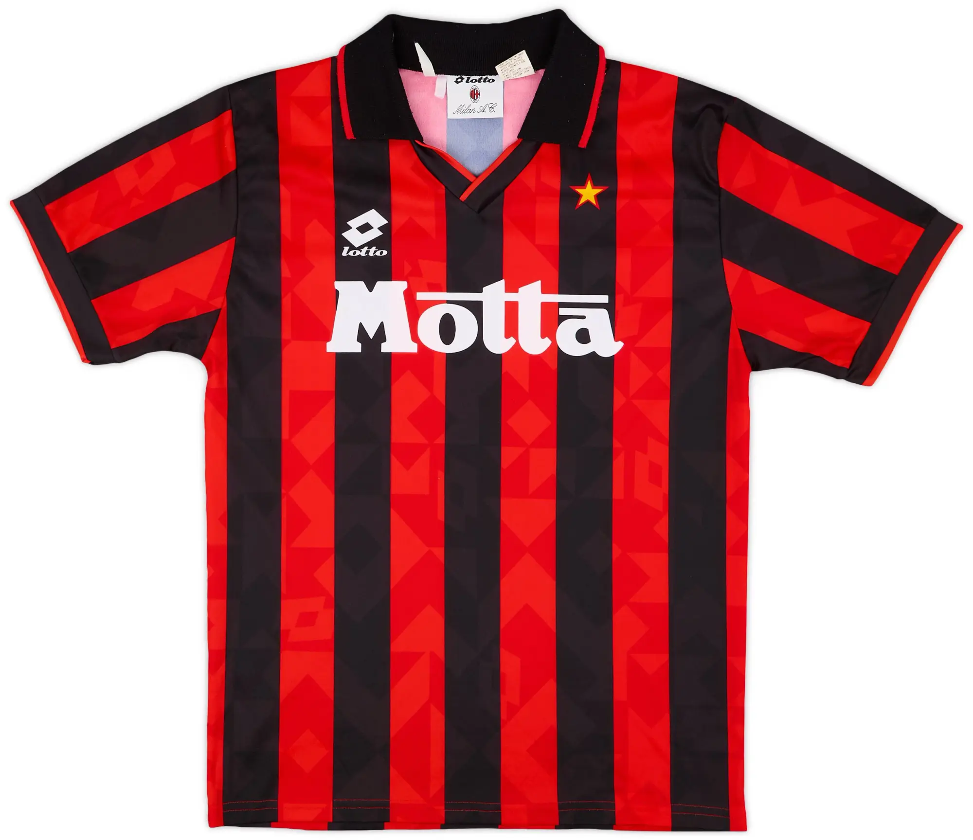 Lotto 1993-94 AC Milan Home Shirt - 8/10 - (S)