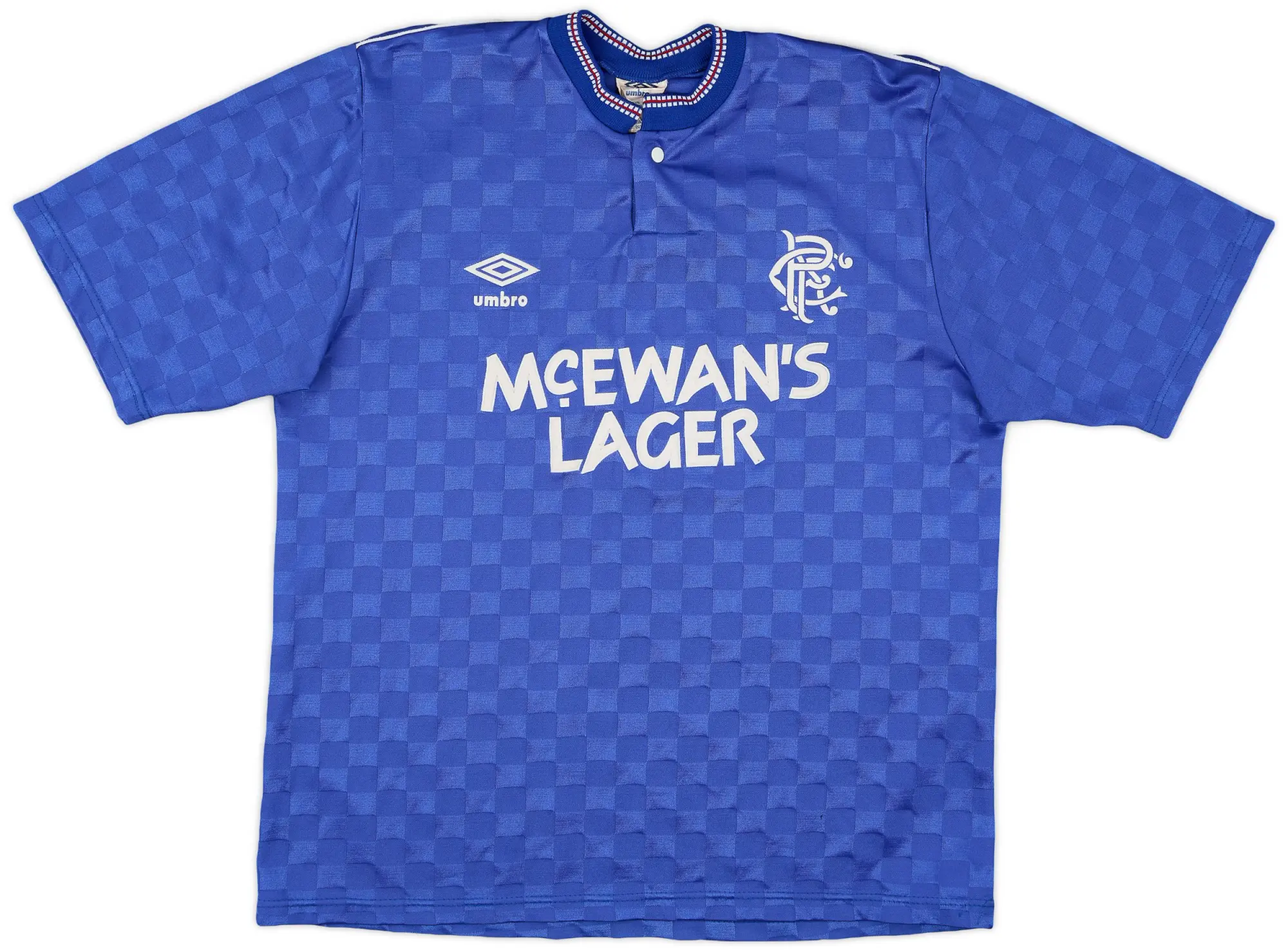Umbro 1987-90 Rangers Home Shirt - 9/10 - (S/M)