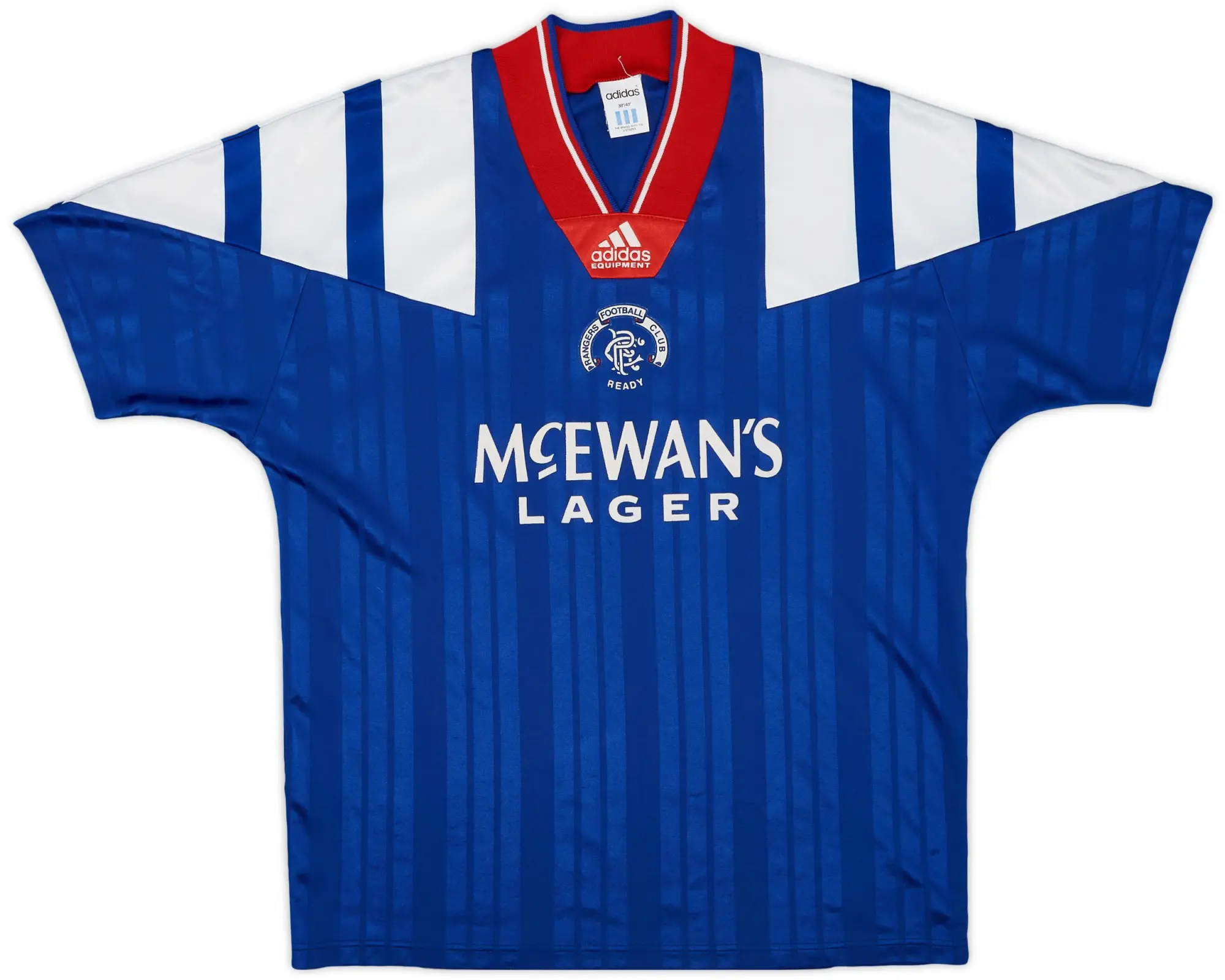 adidas 1992-94 Rangers Home Shirt - 8/10 - (M)