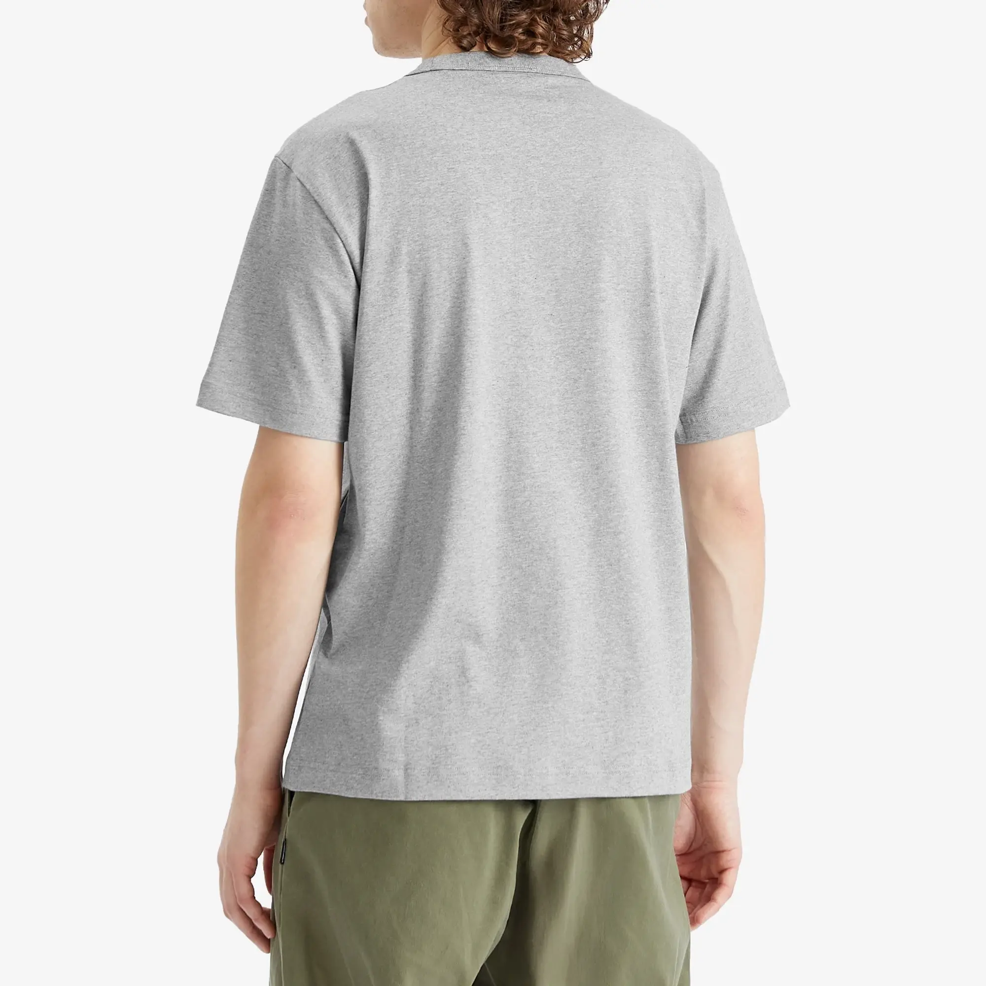 Norse Projects Men's Holger Globe Print T-Shirt Grey Melange