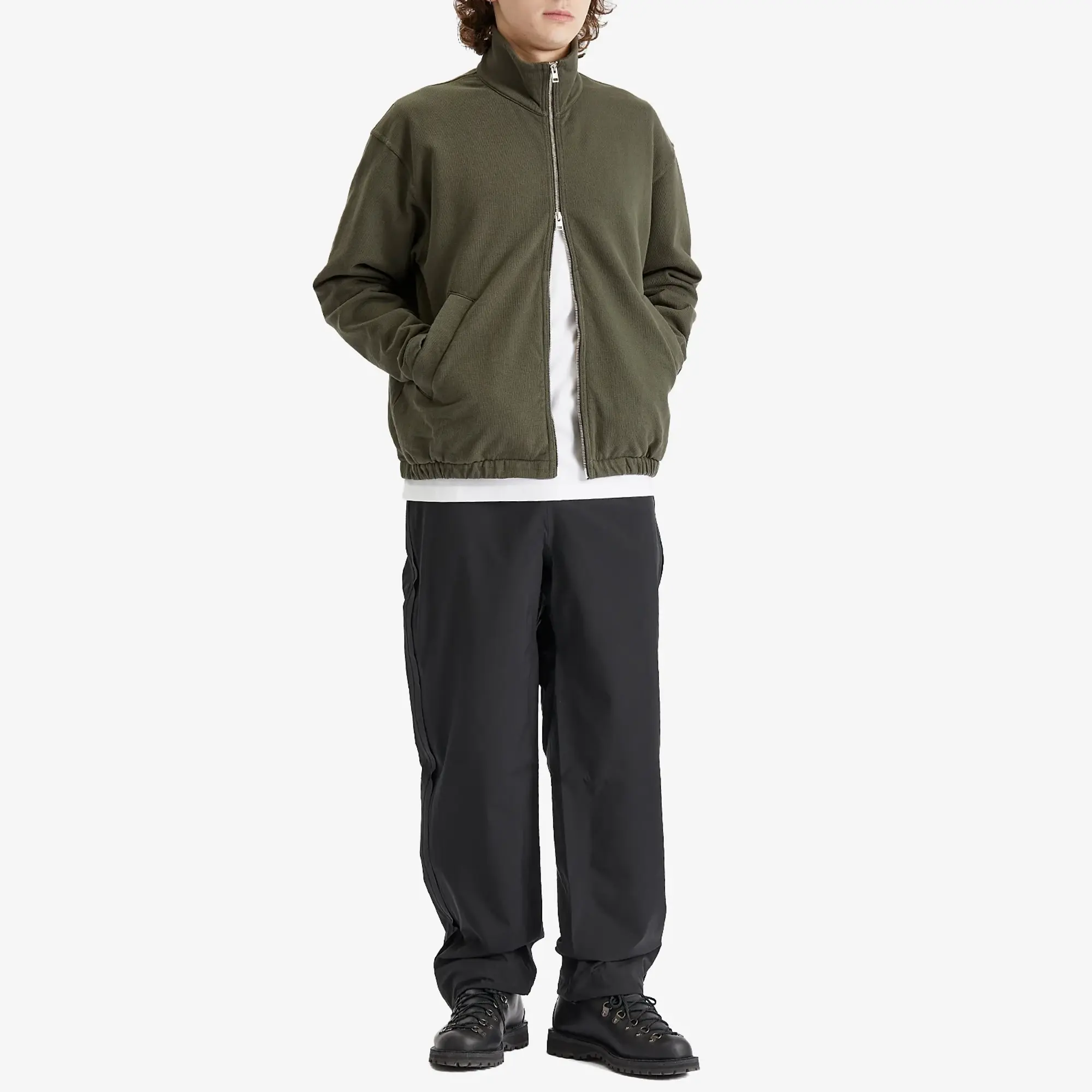 Norse Projects Men's Bjorn Relaxed Track Jacket Black Olive