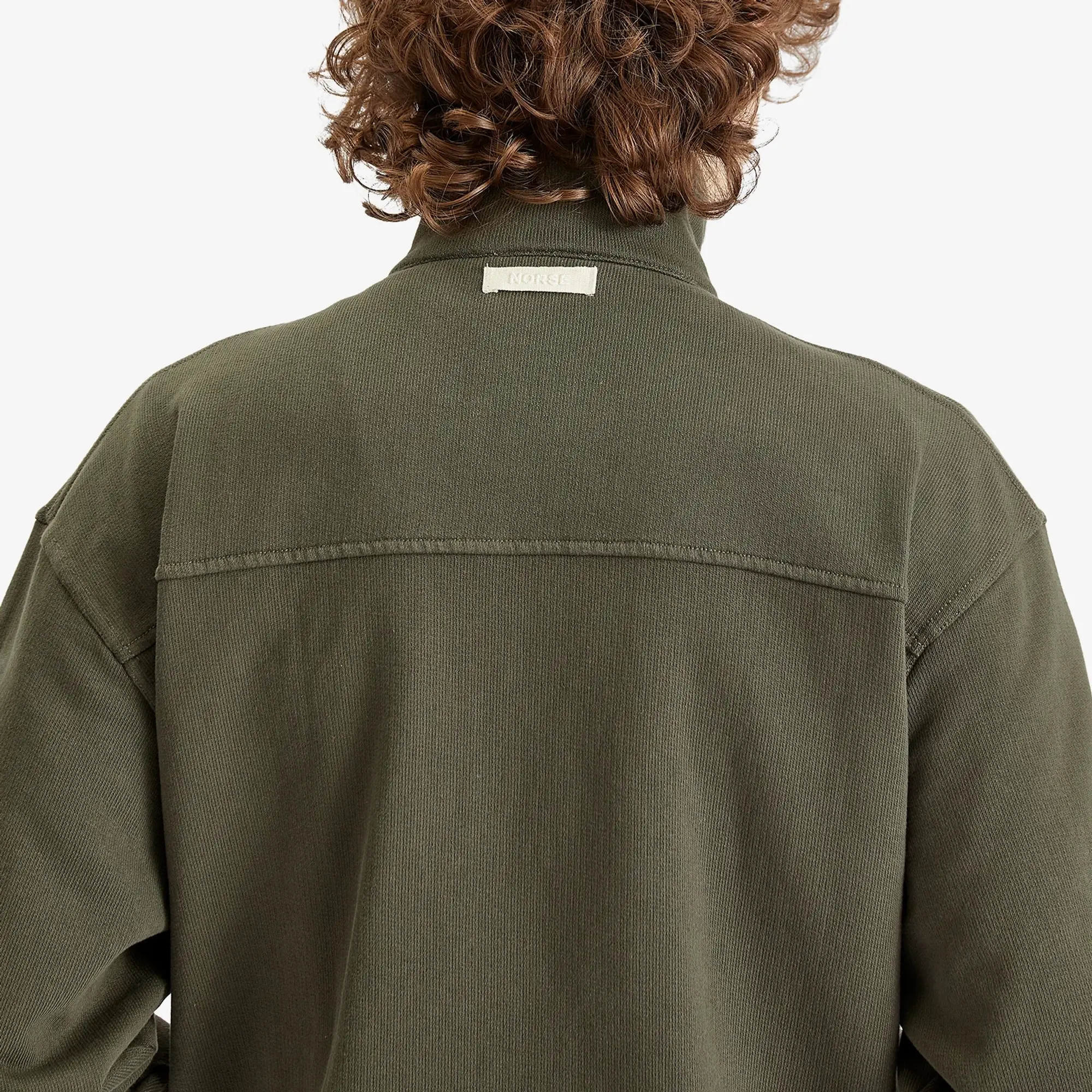 Norse Projects Men's Bjorn Relaxed Track Jacket Black Olive