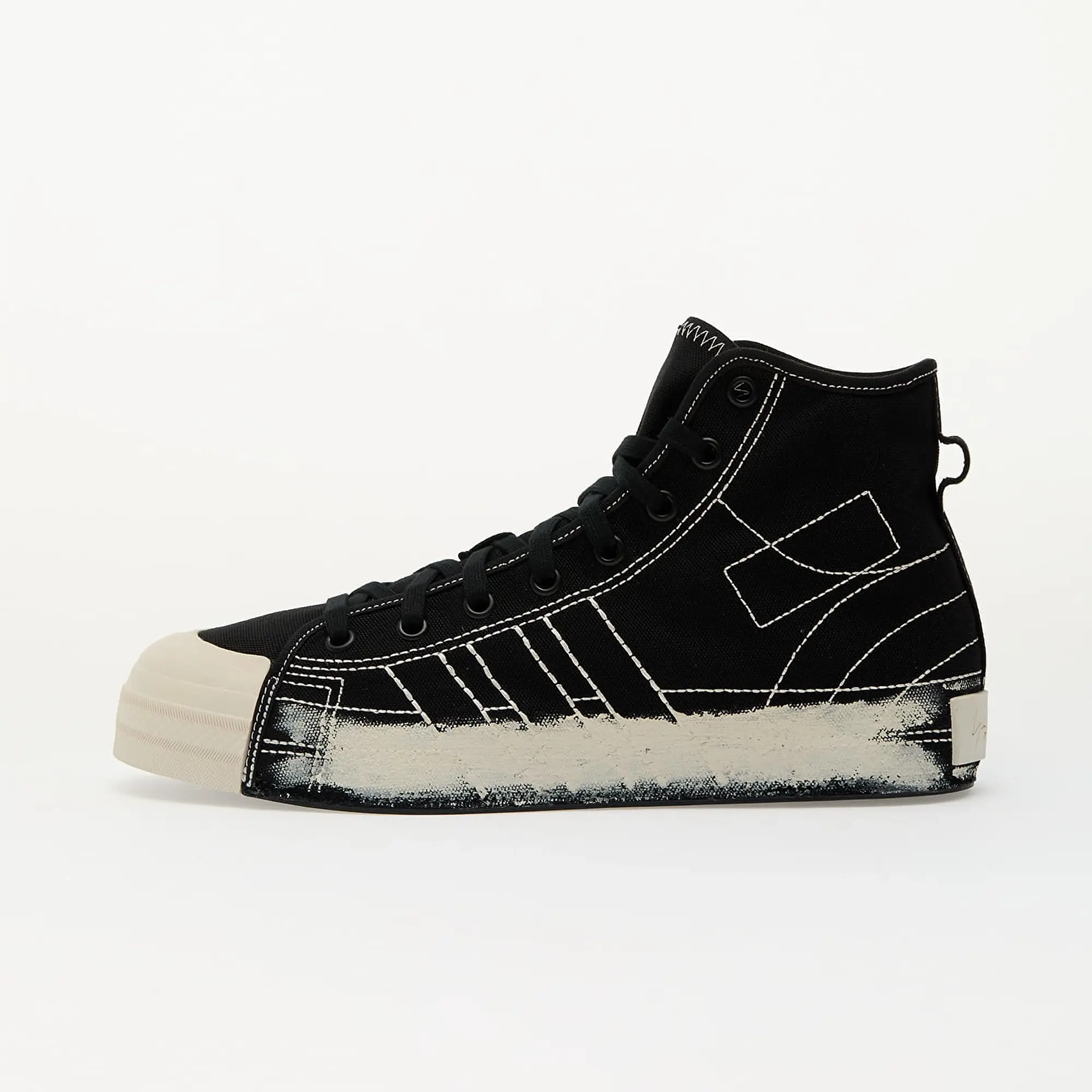 Sneakers Y-3 Nizza Hi Black/ Black/ Talc Eur 46 2/3