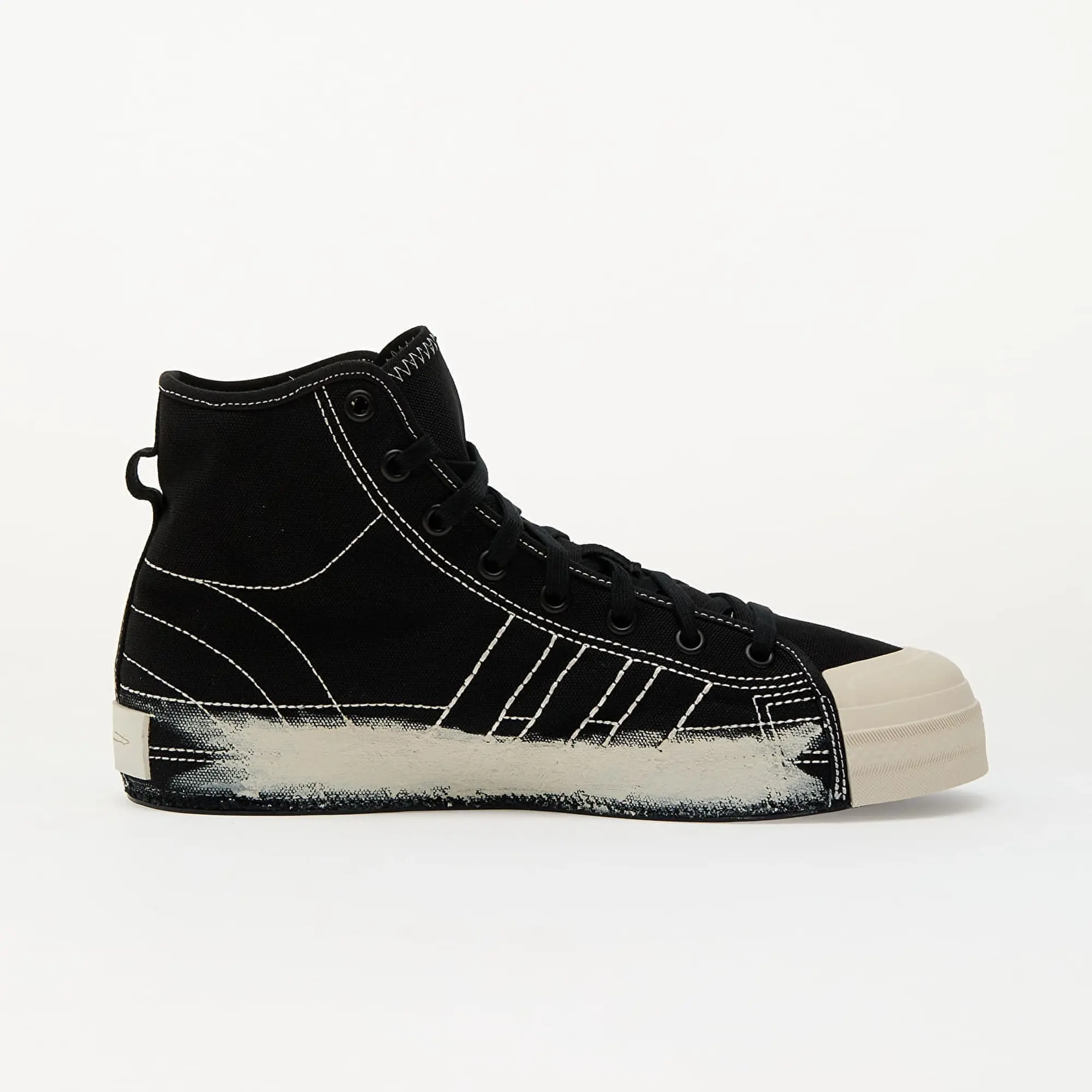 Sneakers Y-3 Nizza Hi Black/ Black/ Talc Eur 46 2/3
