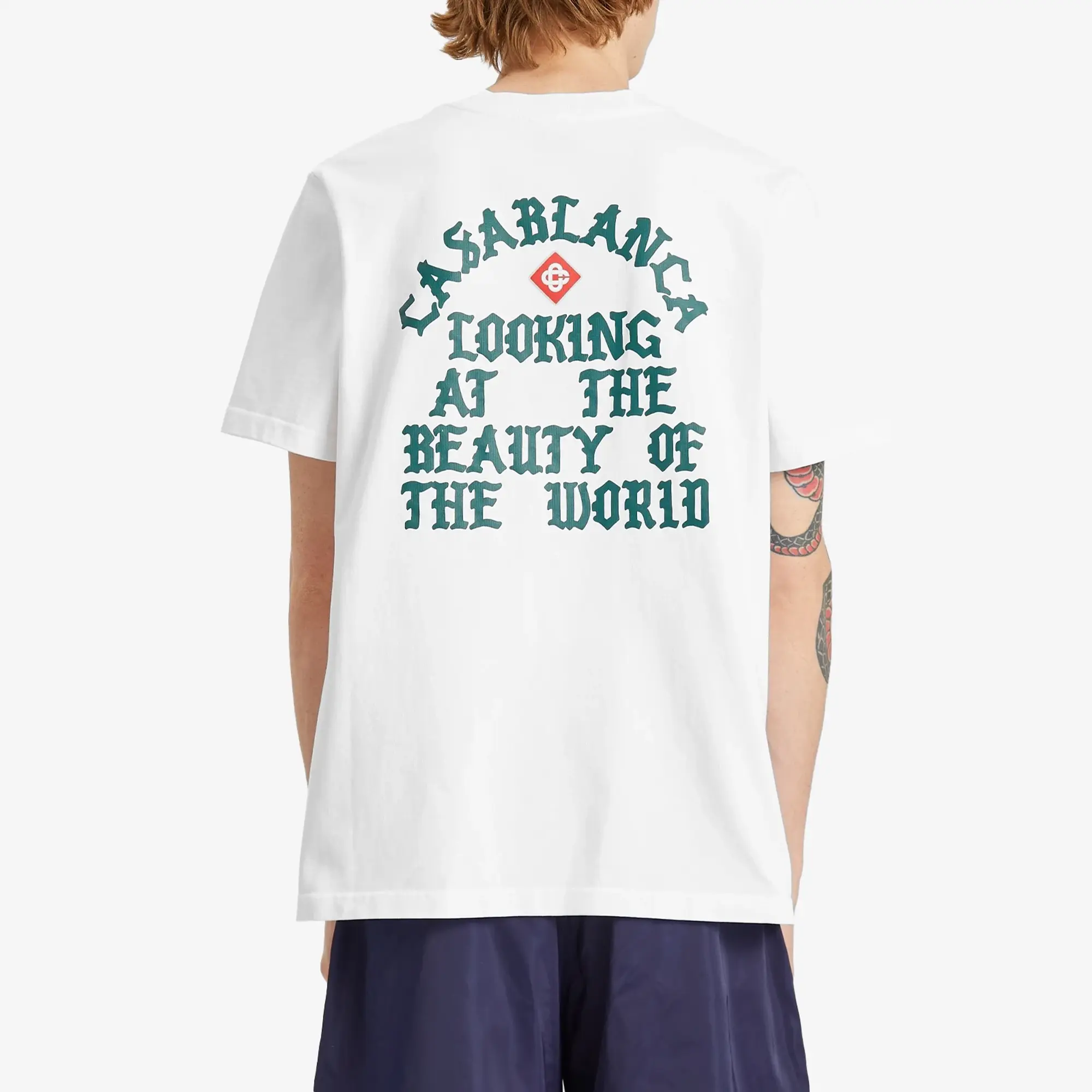 Casablanca Men's Beauty of the World T-Shirt White