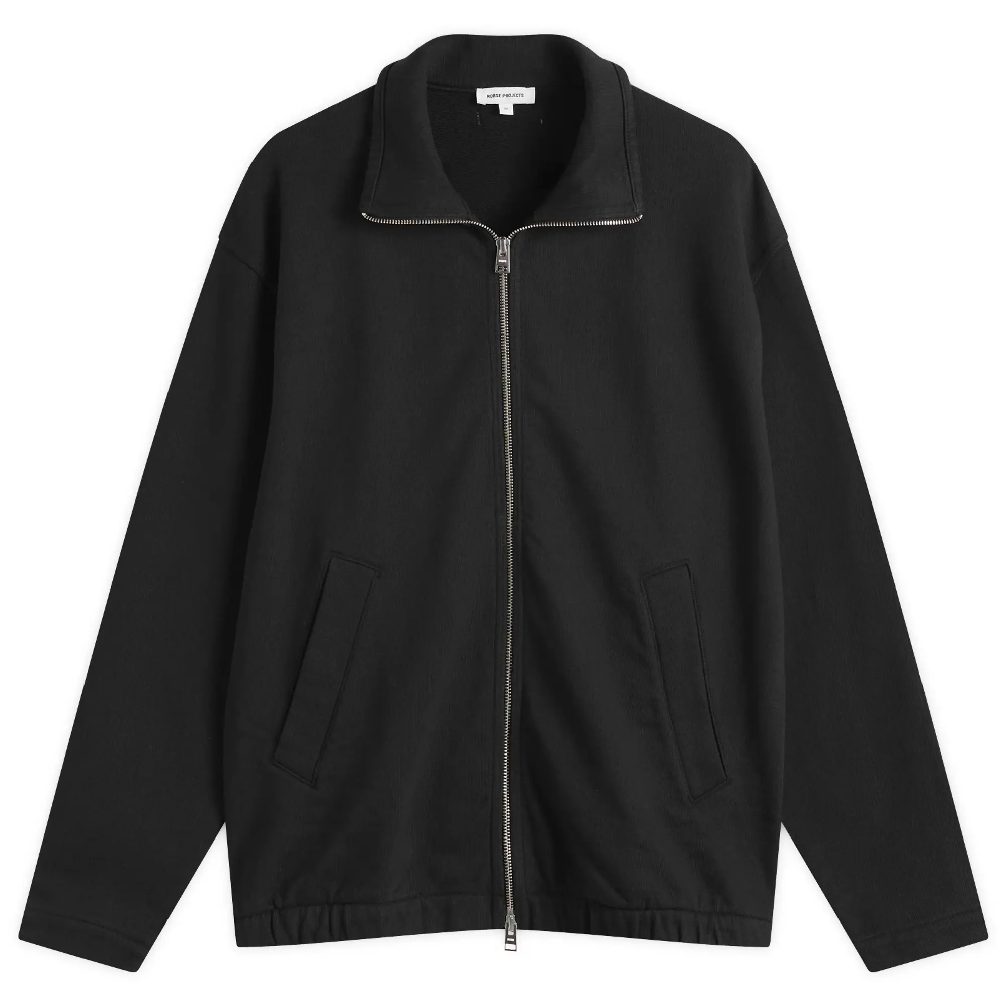 Norse Projects Men's Bjorn Relaxed Track Jacket Black