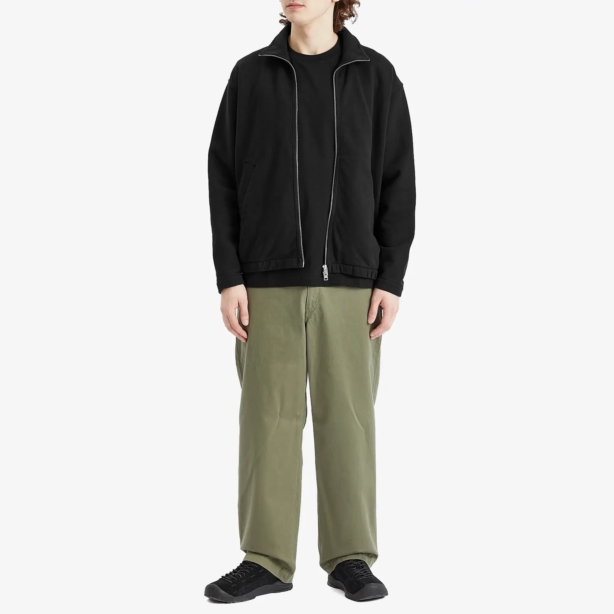Norse Projects Men's Bjorn Relaxed Track Jacket Black