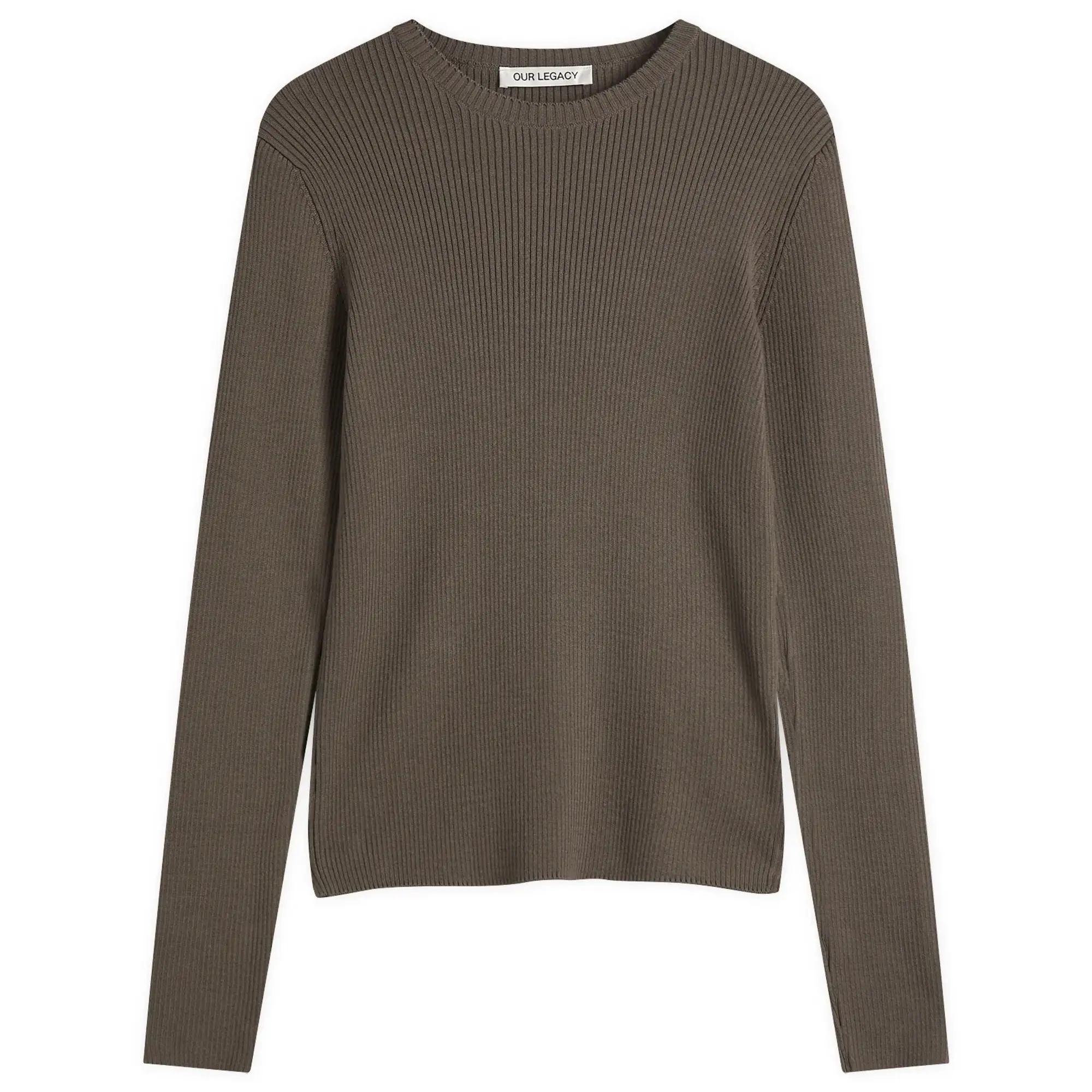 Our Legacy Men's Compact Roundneck Fog Clean Cotton
