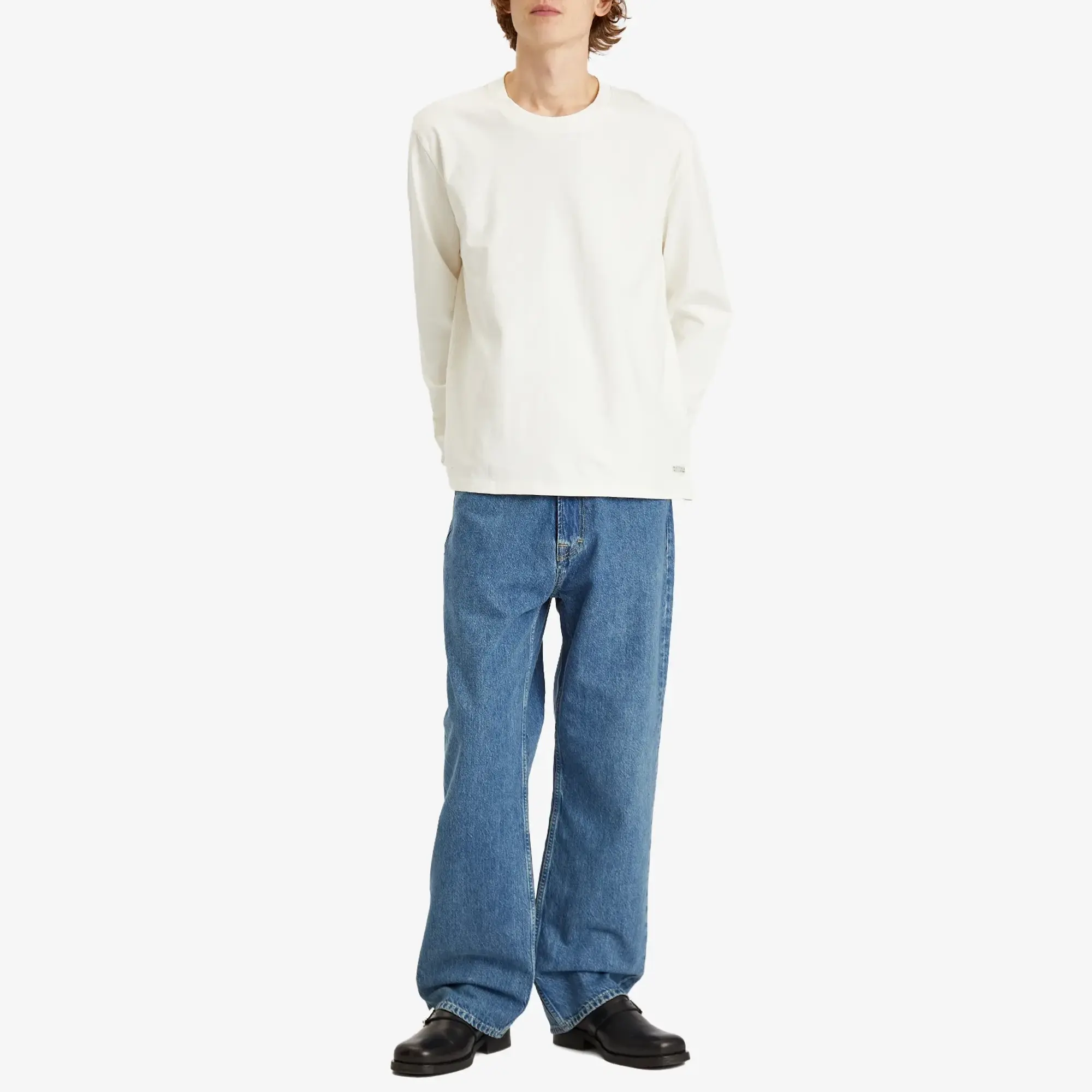 Our Legacy Men's Tour Longsleeve Raw White Band Jersey
