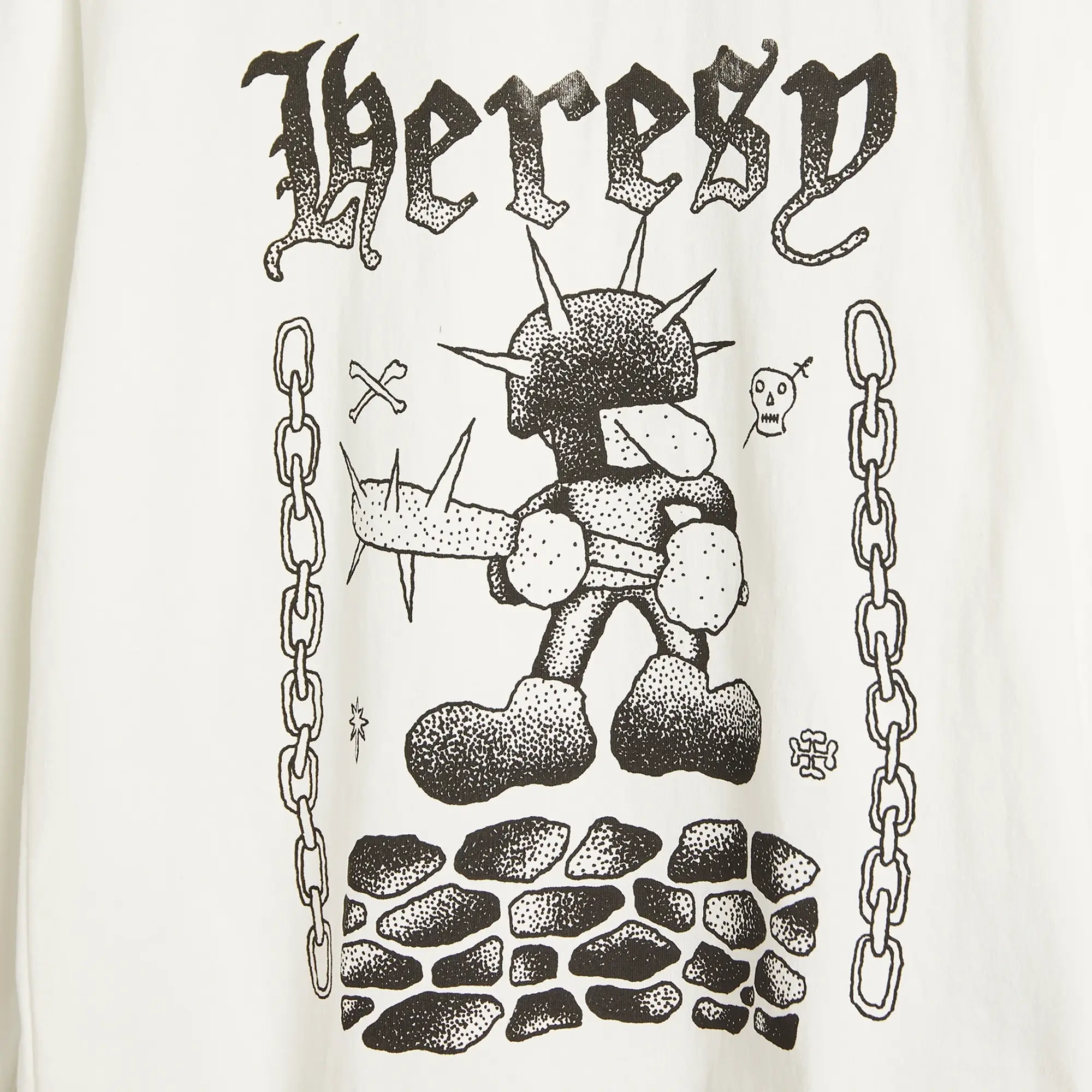 Heresy Women's Fightin Long Sleeve T-Shirt Ecru