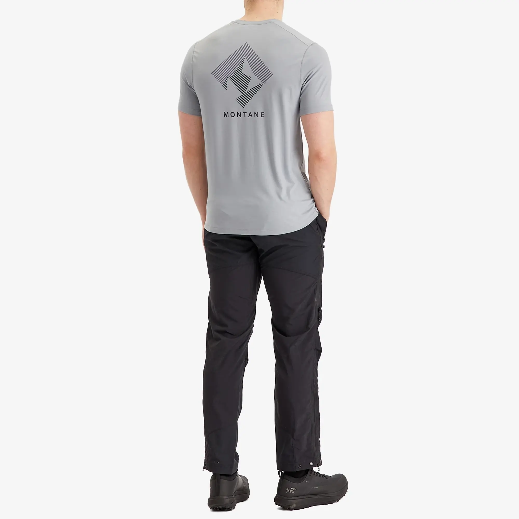 Montane Men's Alhena Mountain 25 T-Shirt Pebble Blue