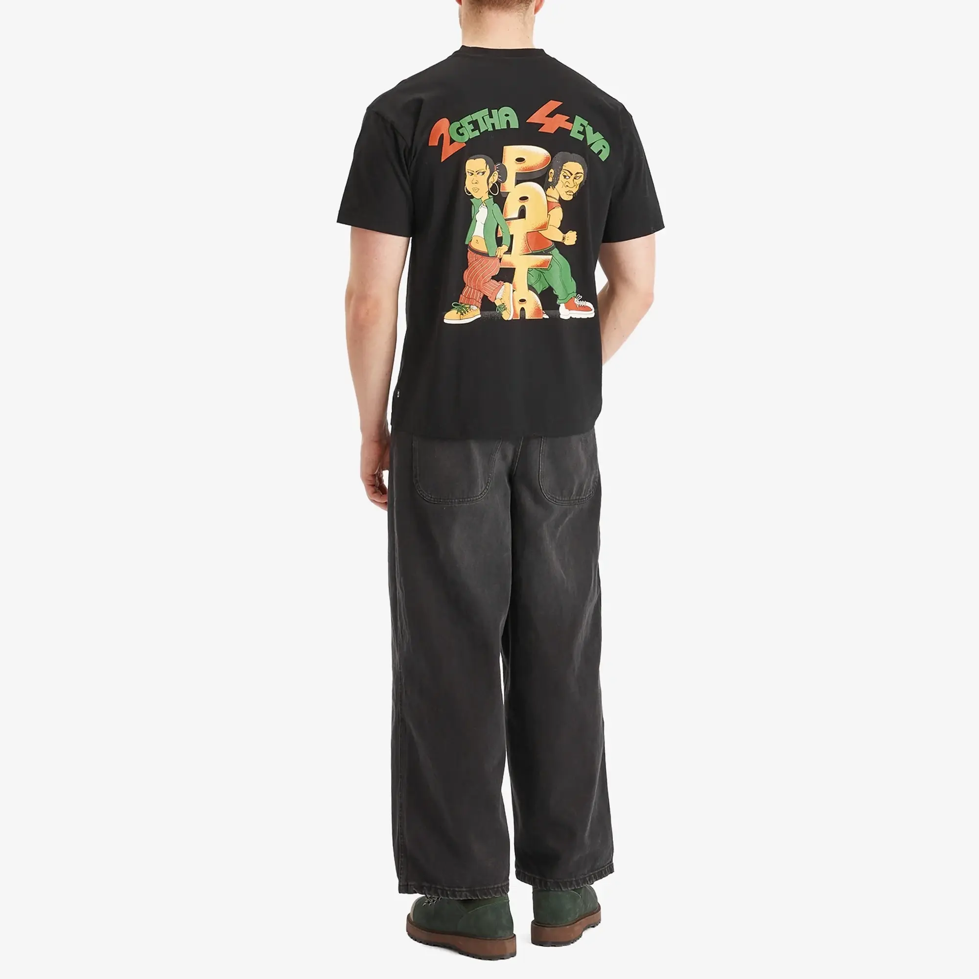 T-Shirt Patta 2Getha4eva T-Shirt Unisex Black Xxl