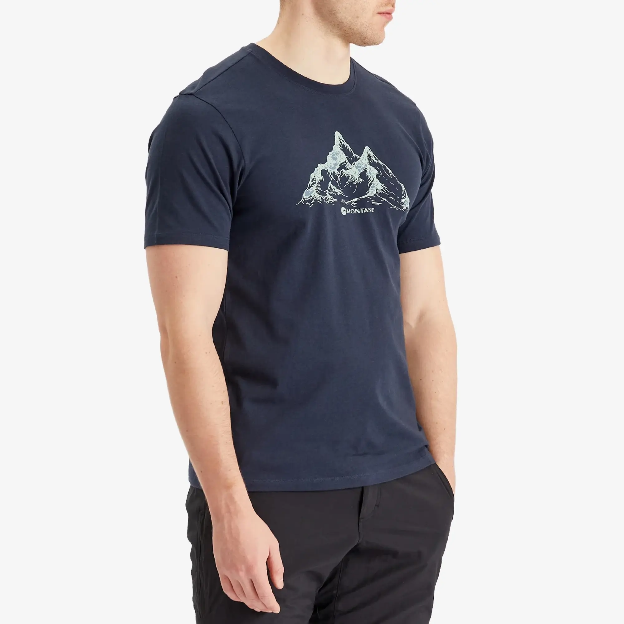 Montane Men's Dual Mountain T-Shirt Eclipse Blue