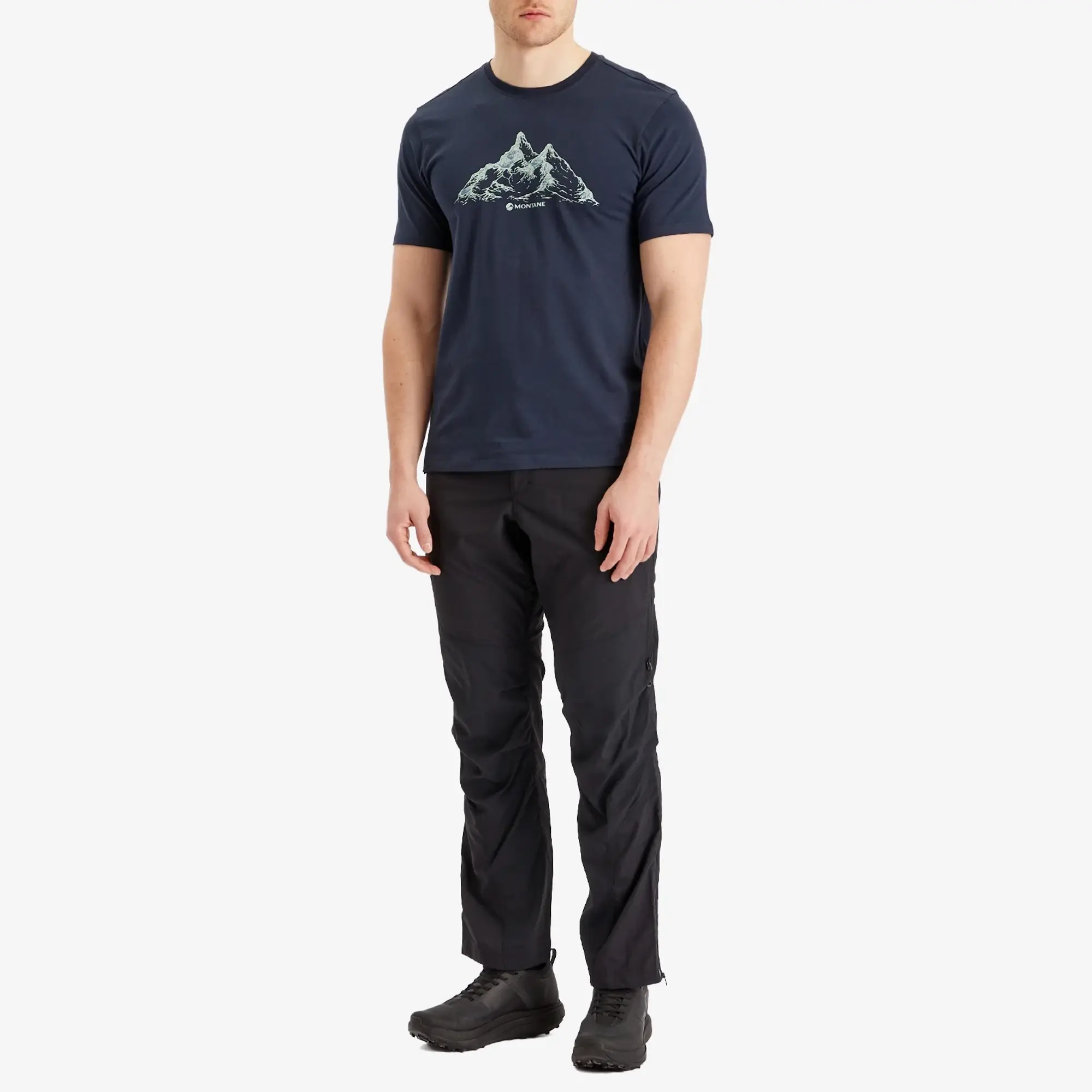 Montane Men's Dual Mountain T-Shirt Eclipse Blue