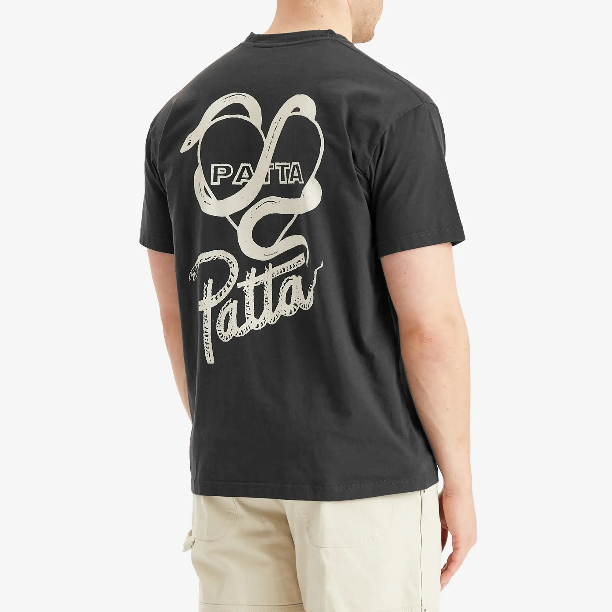 T-Shirt Patta Snake Heart T-Shirt Unisex Moonless Night Xxl