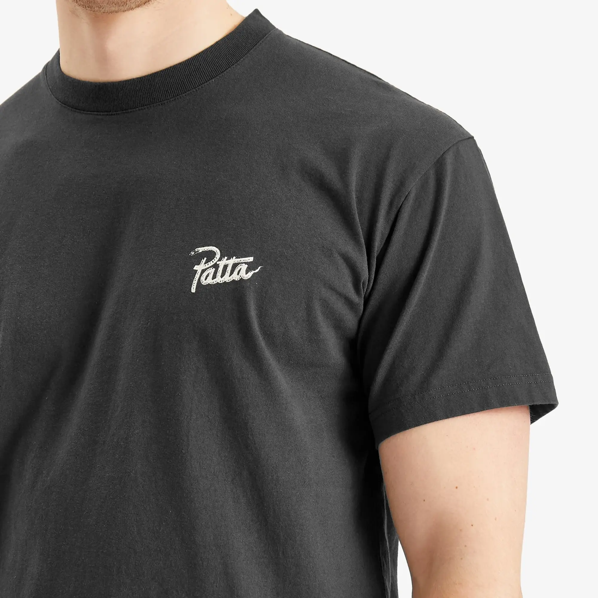 T-Shirt Patta Snake Heart T-Shirt Unisex Moonless Night Xxl