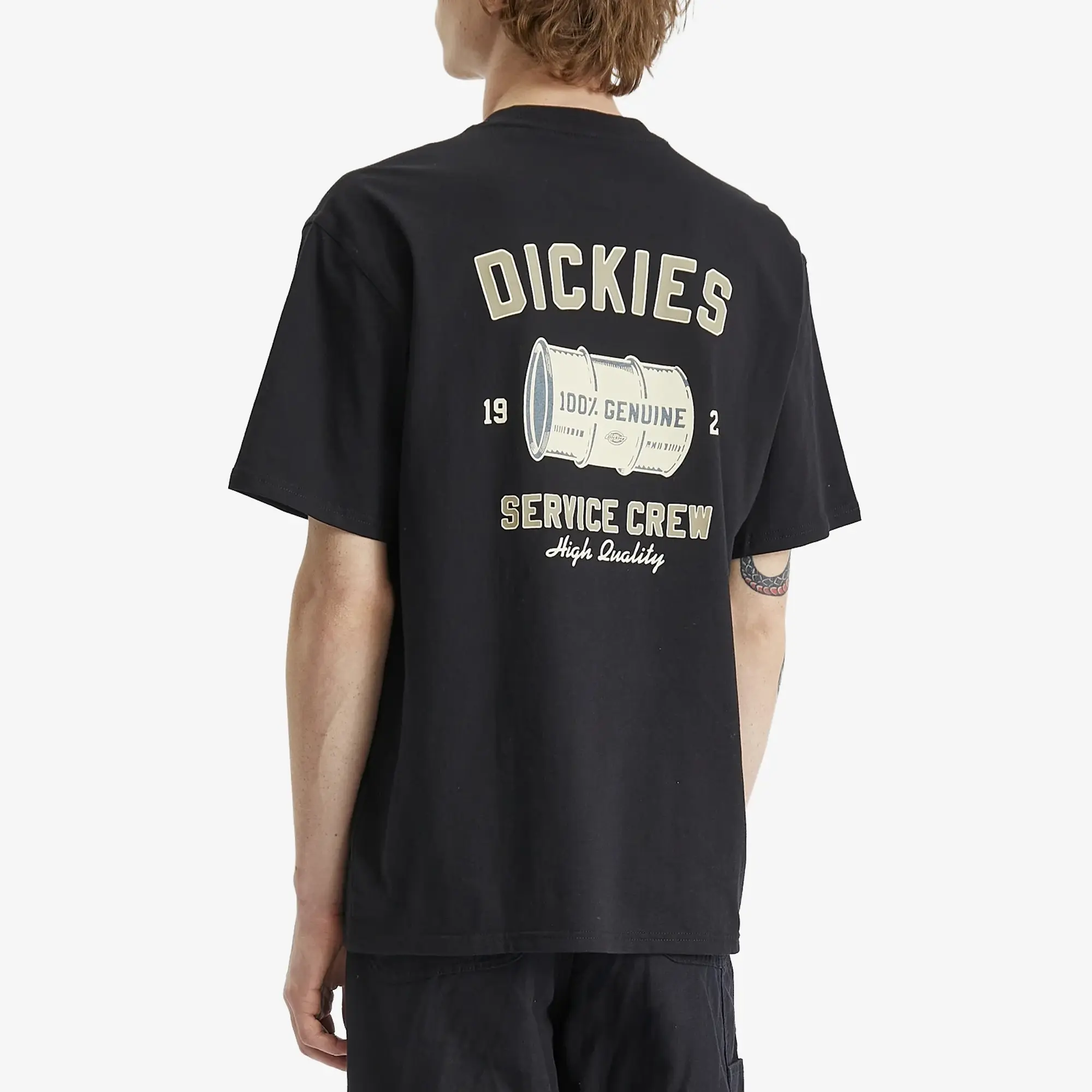 Dickies Service Screw Graphic Back Print T-Shirt In Black