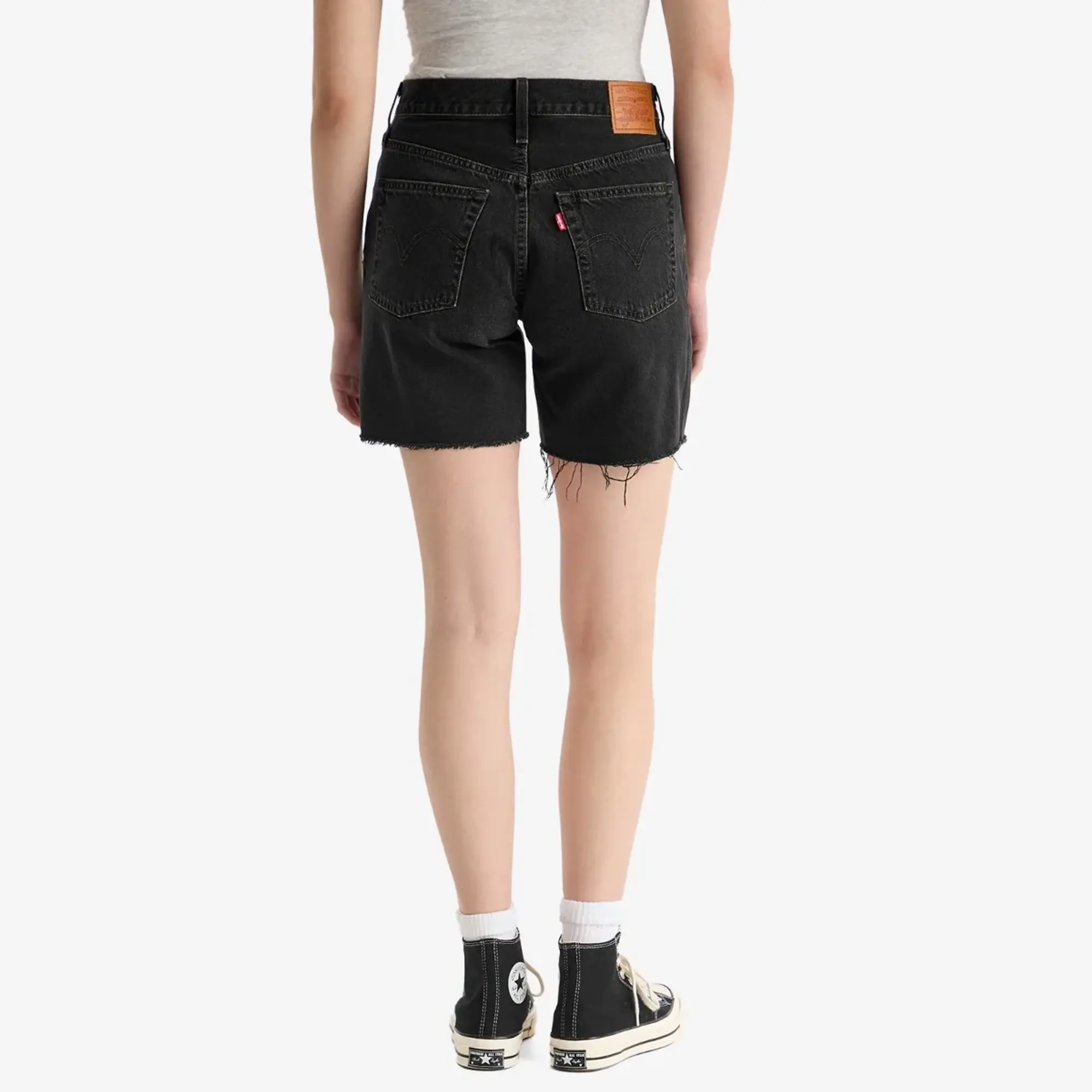 Levis 501® Mid Thigh Short Lunar Black