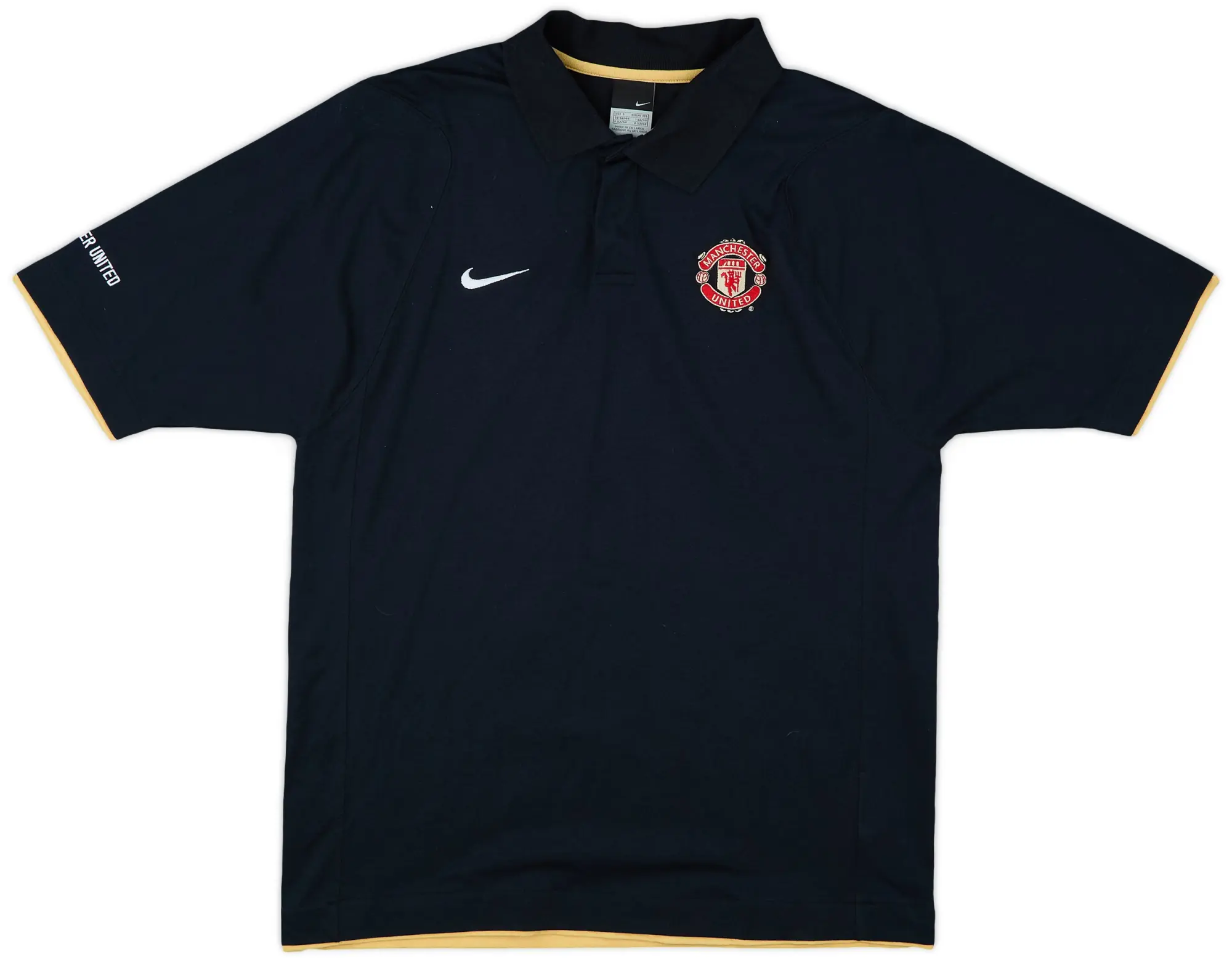 2003-04 Manchester United Nike Polo Shirt - 9/10 - (L)