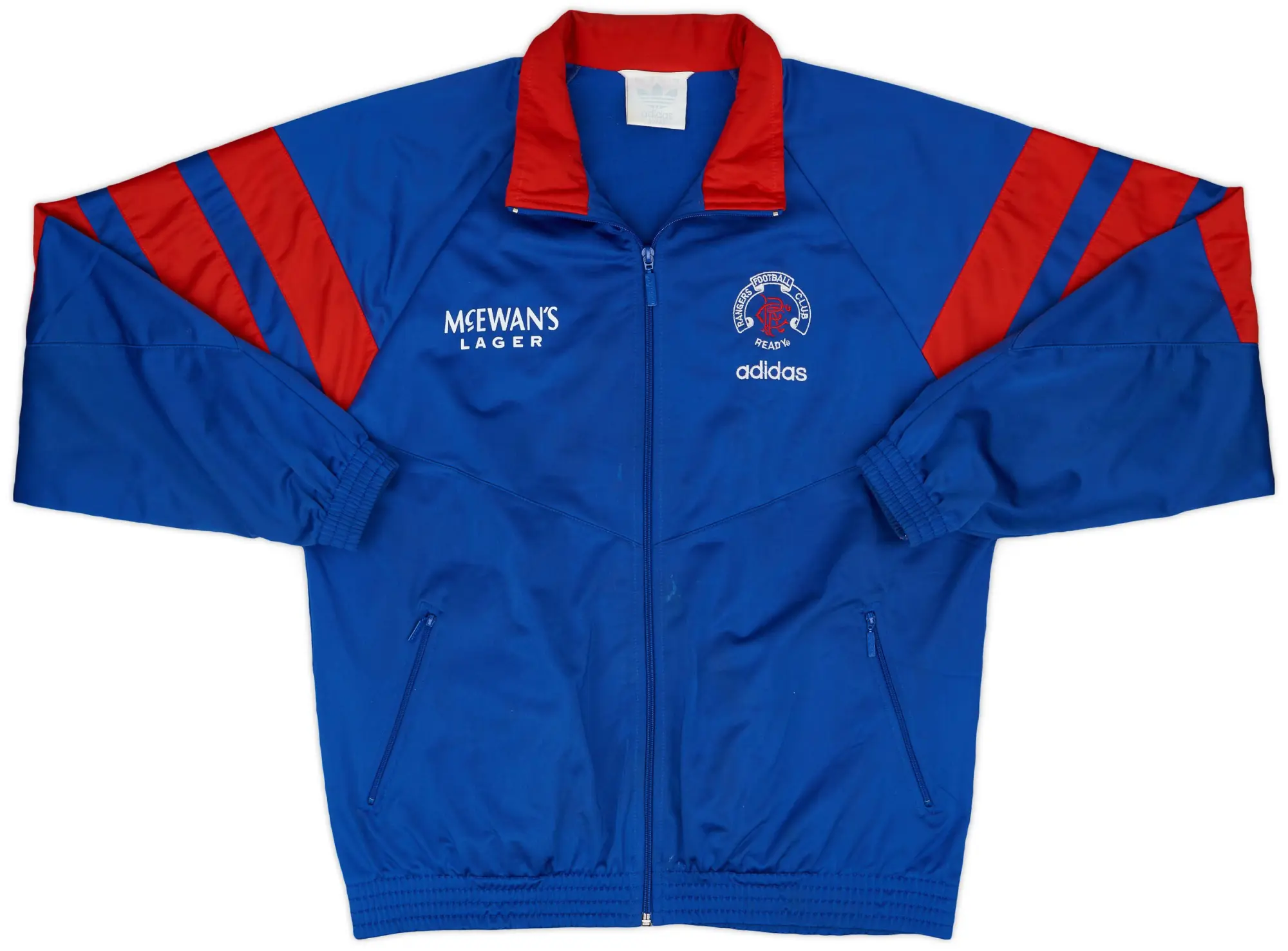 1992-94 Rangers adidas Track Jacket - 7/10 - (XL)