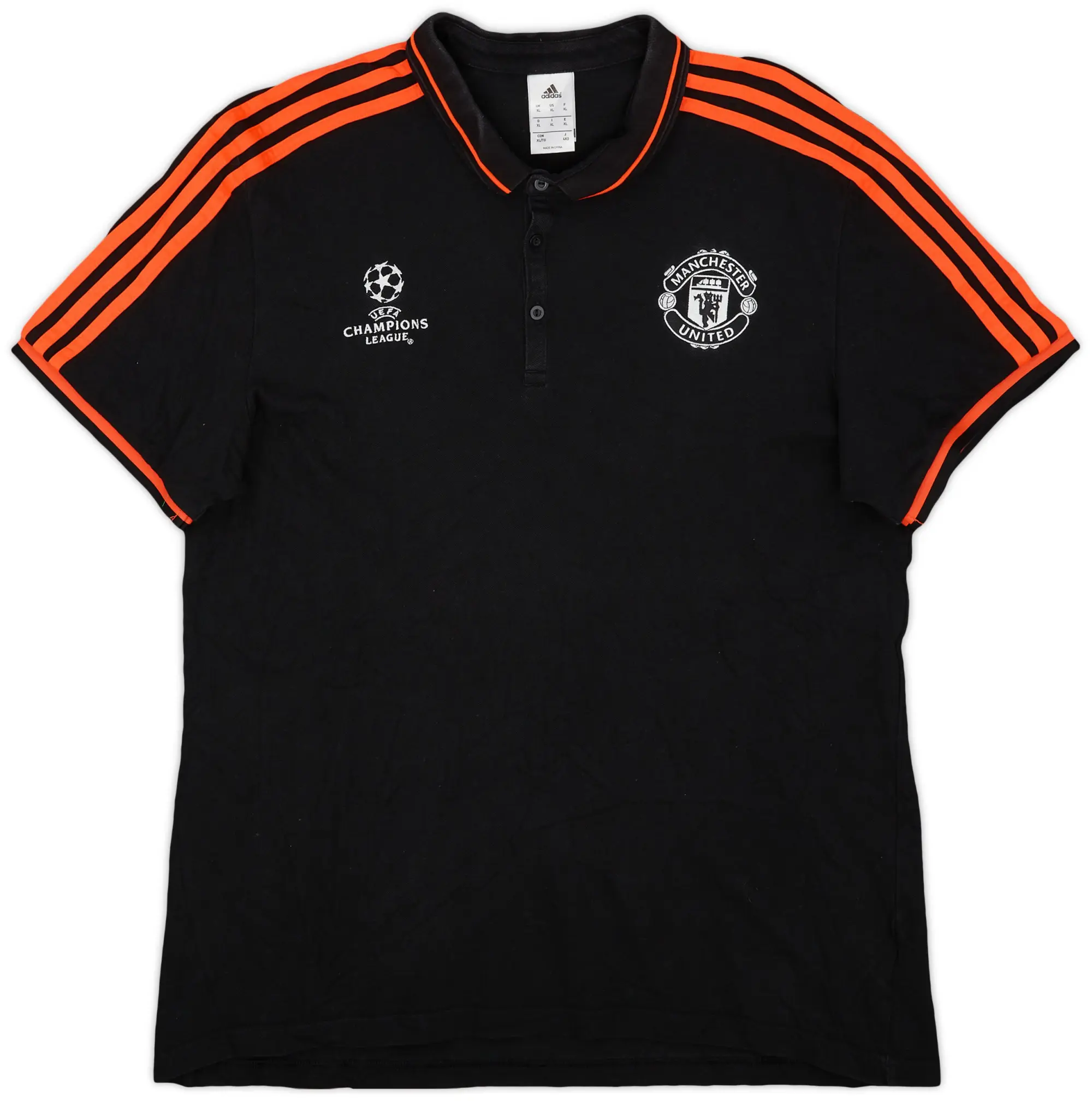 adidas 2015-16 Manchester United Champions League Polo Shirt - 7/10 - (XL)