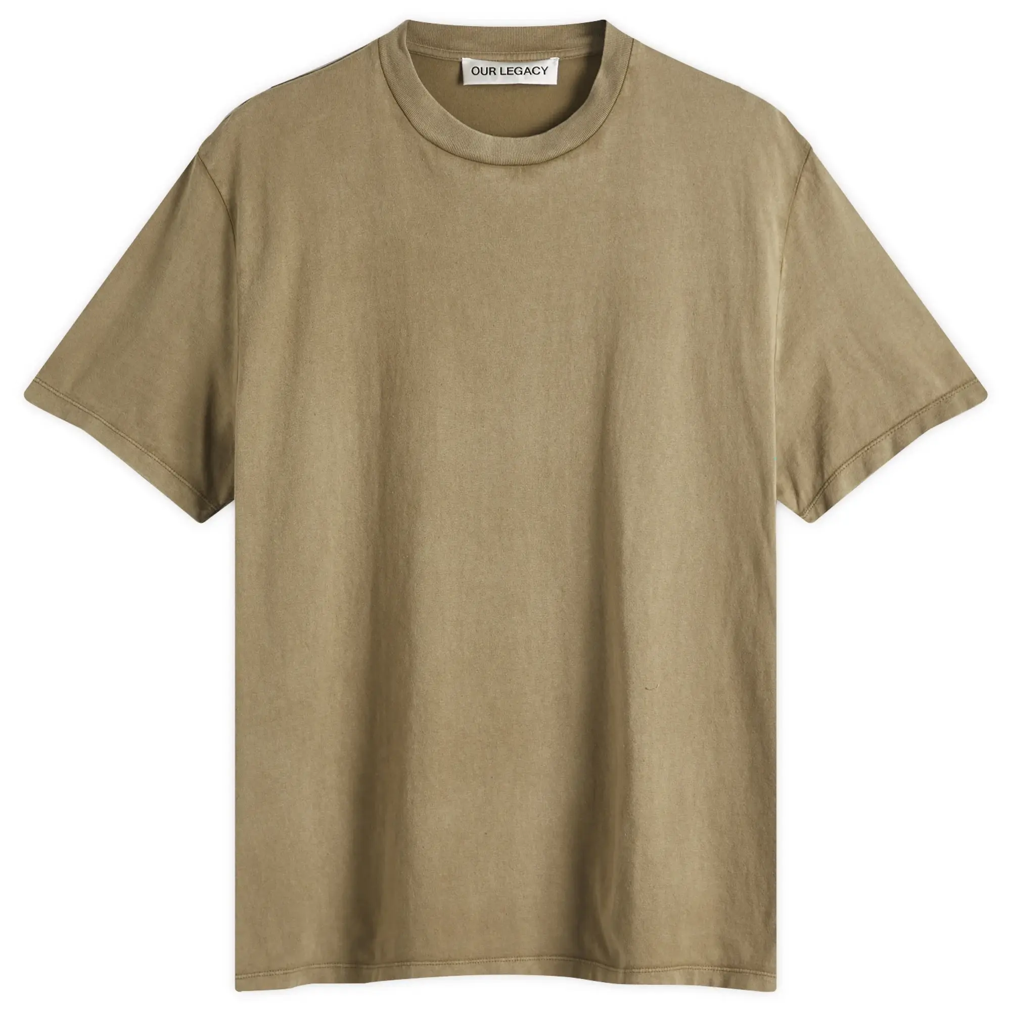 Our Legacy Men's Box T-Shirt Cavalry Olive Legacy Jersey