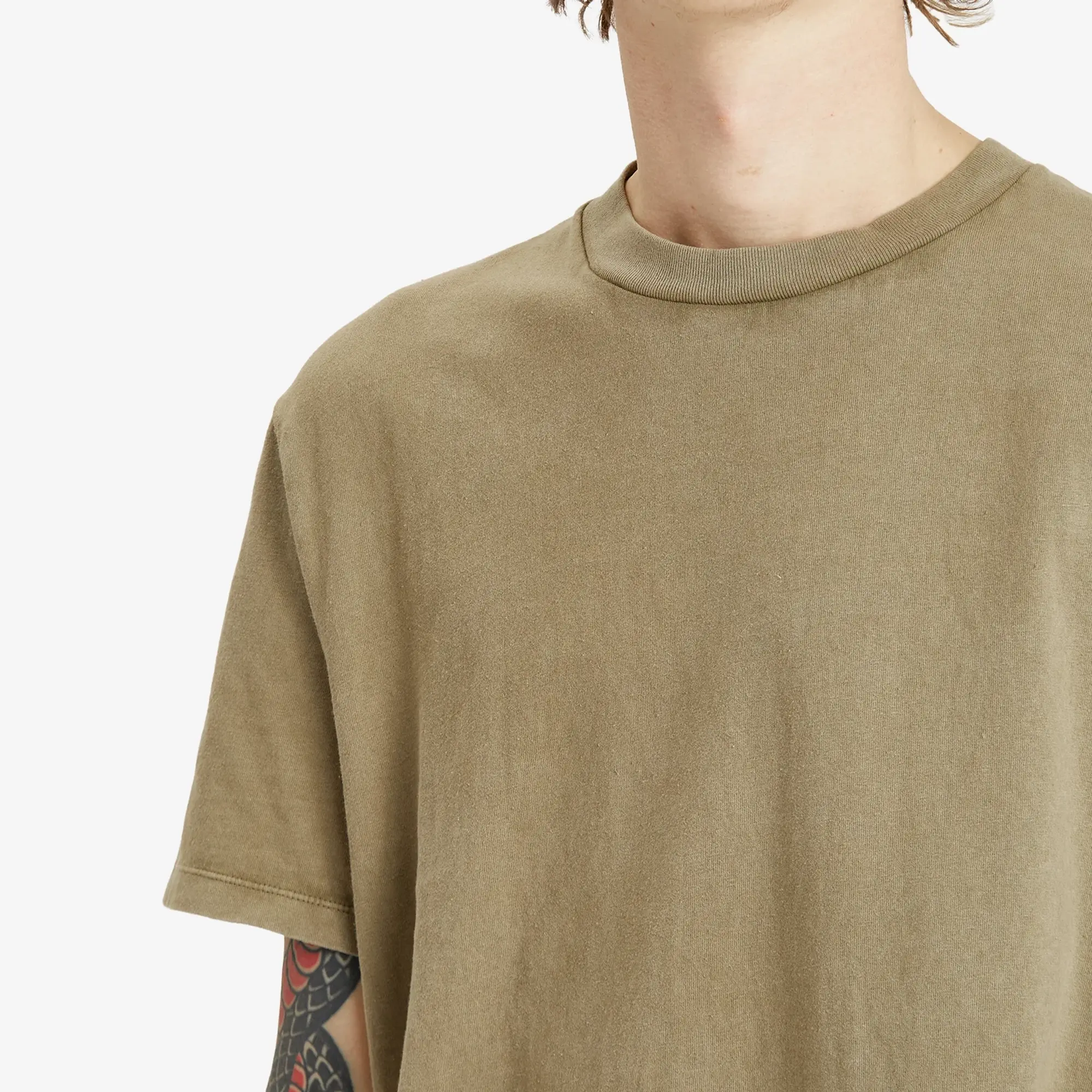 Our Legacy Men's Box T-Shirt Cavalry Olive Legacy Jersey