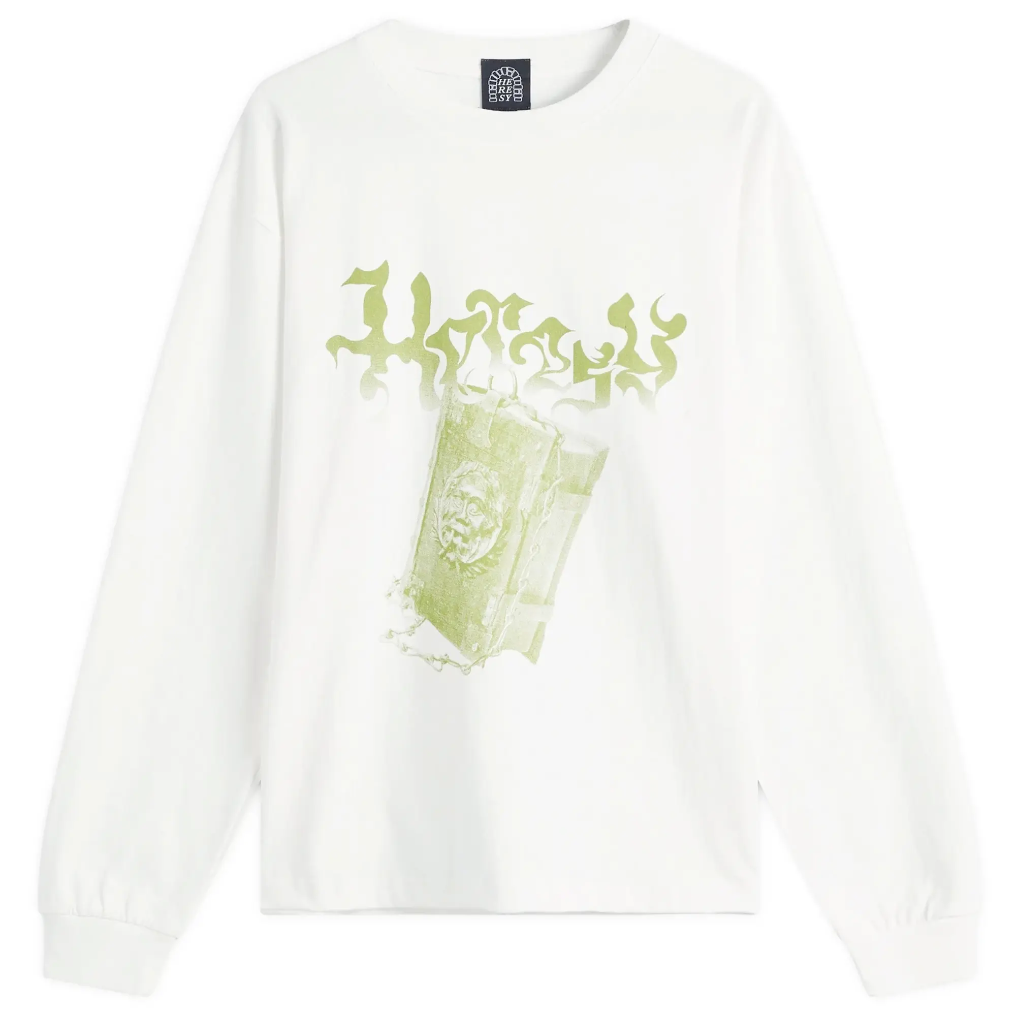 Heresy Men's Tome Longsleeve T-Shirt Ecru