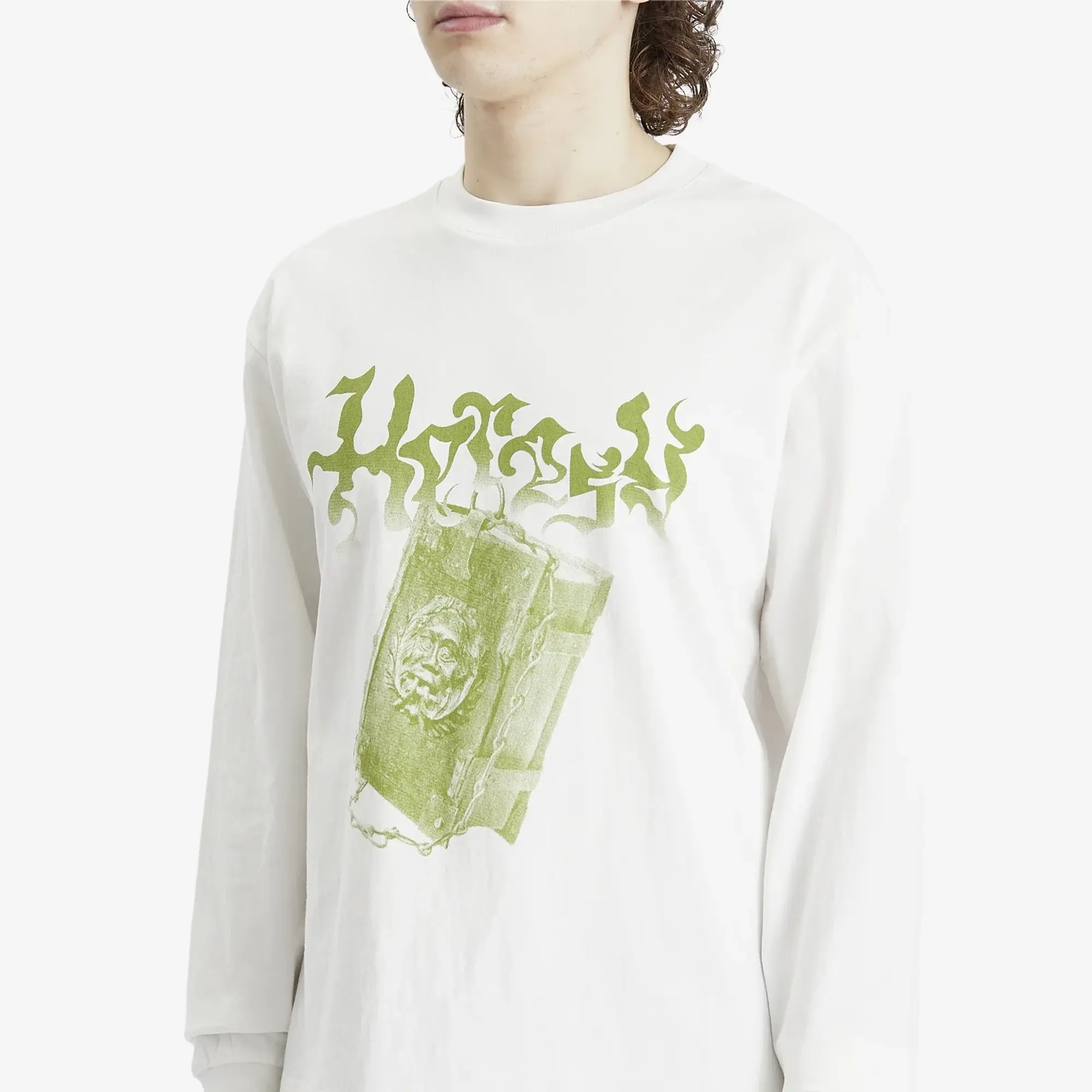 Heresy Men's Tome Longsleeve T-Shirt Ecru