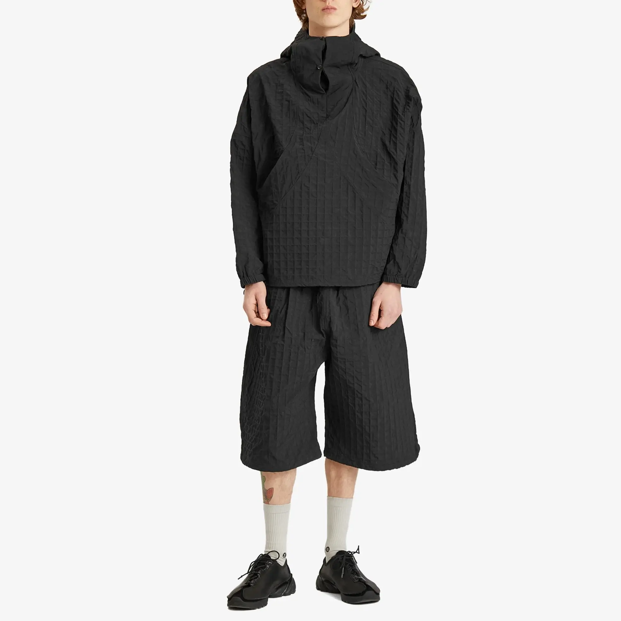 Sage Nation Men's Factor Nylon Smock Black Check