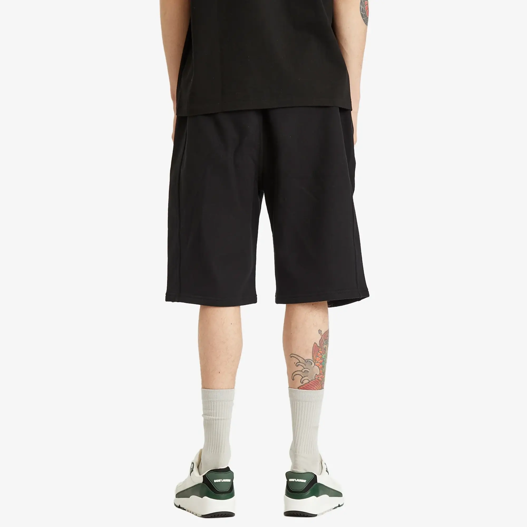 Saint Laurent Men's Black Sweatshorts Noir