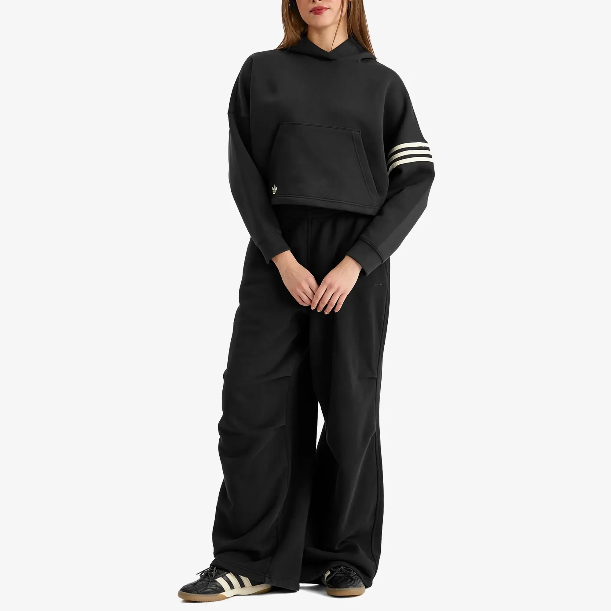 Sweatshirt Adidas Neuclassics Hoodie Black/ Cream White Xl
