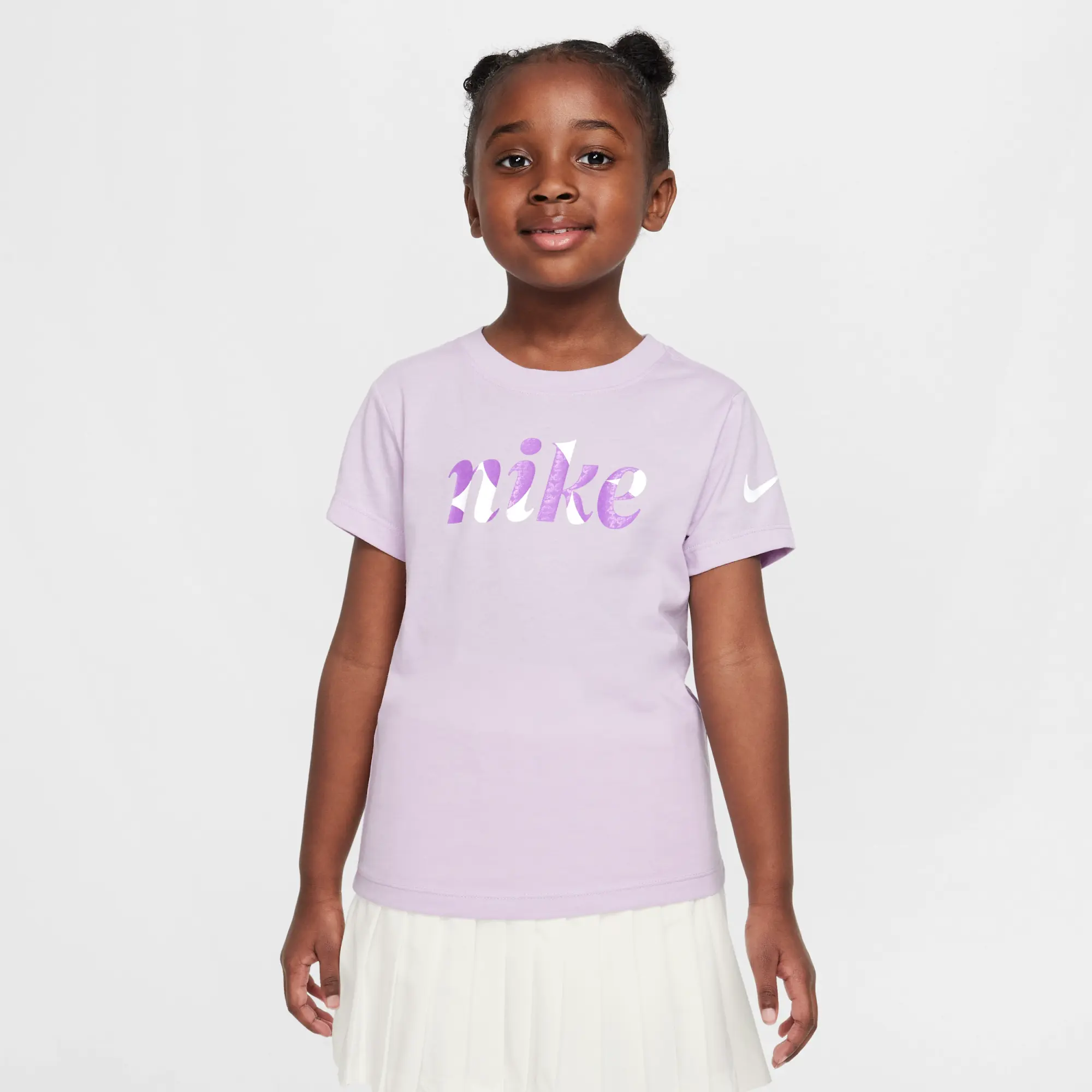 Nike Essentials Younger Kids' Graphic T-Shirt - Purple - Cotton