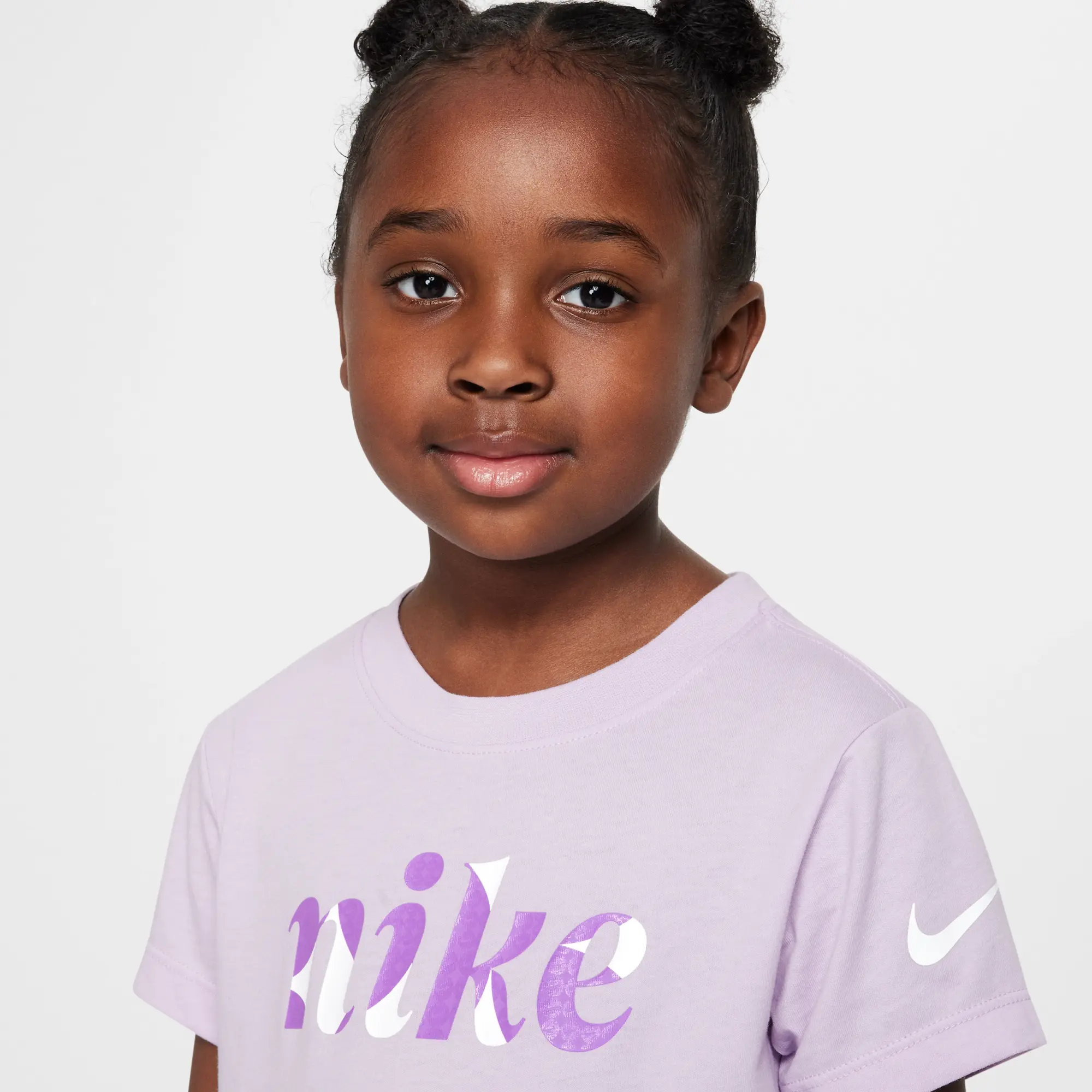 Nike Essentials Younger Kids' Graphic T-Shirt - Purple - Cotton