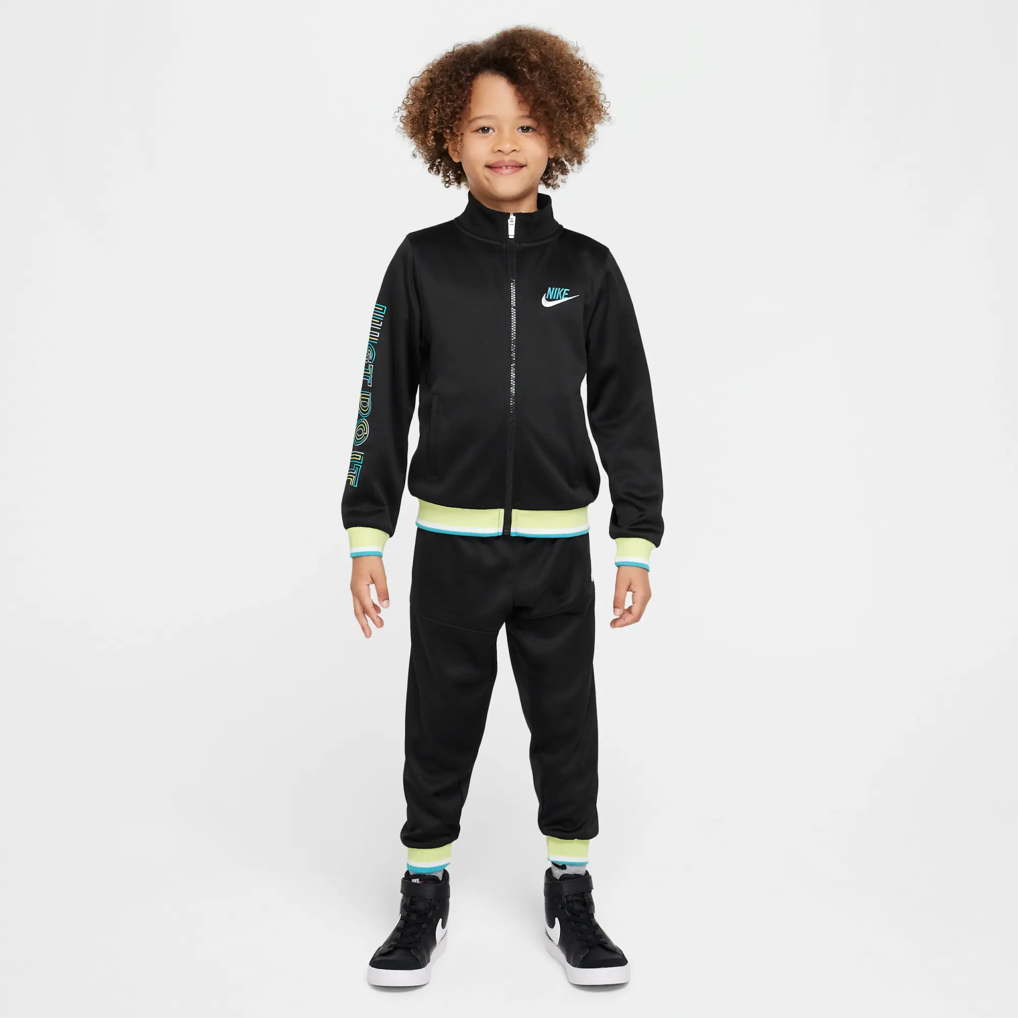 Nike Dri-FIT Sportswear Younger Kids' 2-Piece Futura Propus Set - Black - Polyester