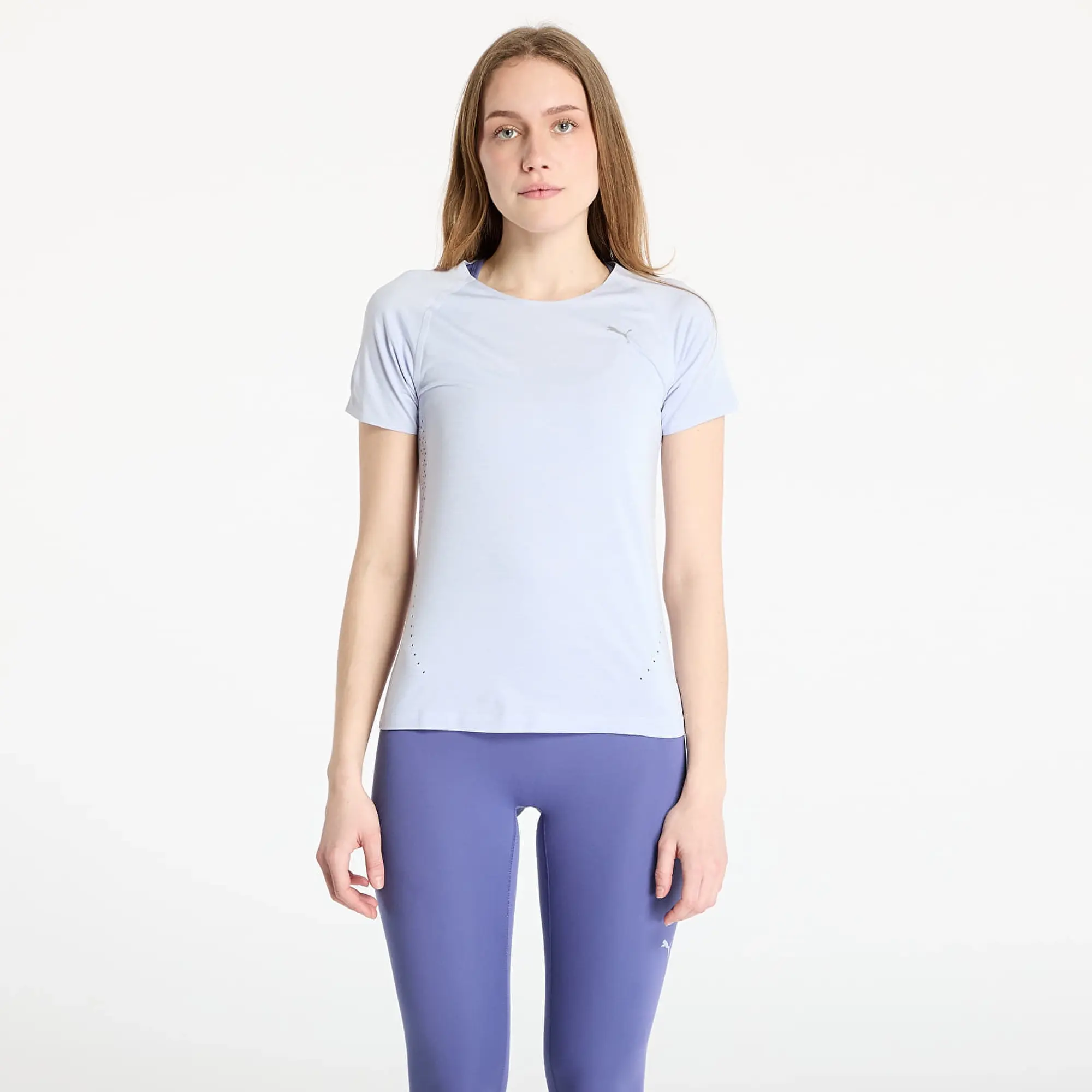 T-Shirt Puma W Run Cloudspun Tee Cool Weather Heather Xs