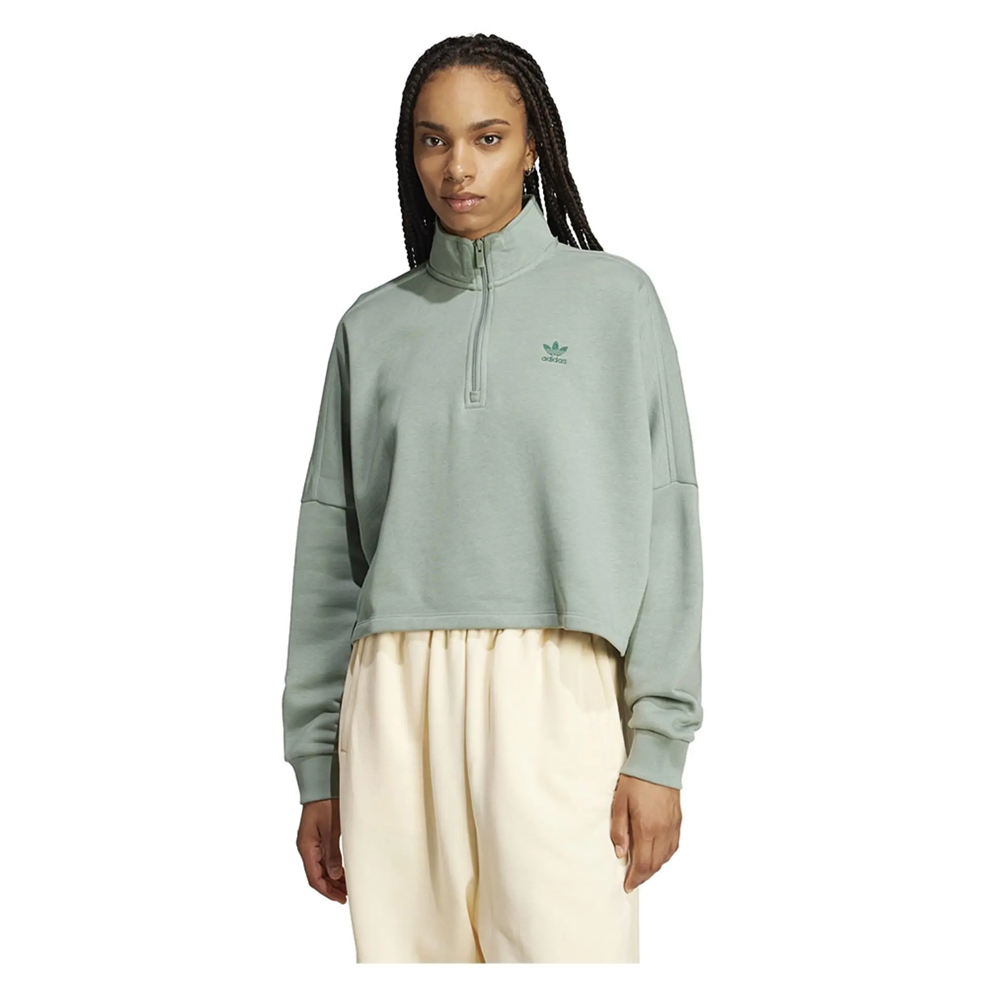 Adidas Originals Essentials Fleece Half Zip Sweatshirt