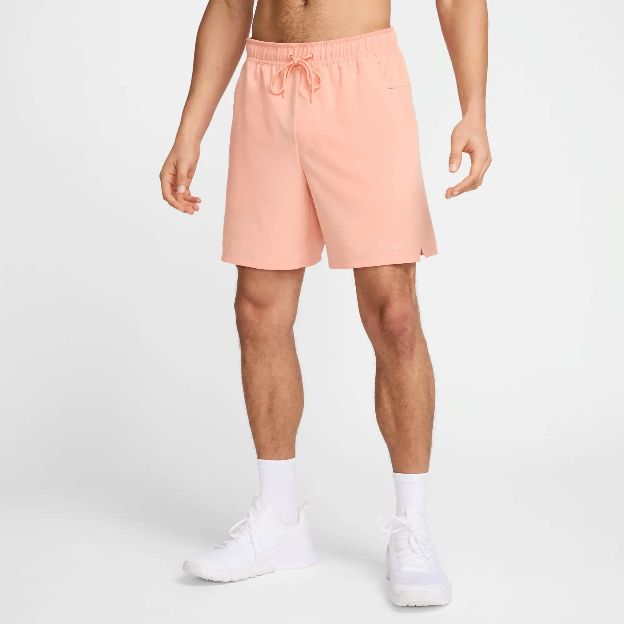 Nike Unlimited Men's Dri-FIT 18cm (approx.) Unlined Versatile Shorts - Orange - Polyester/Elastane