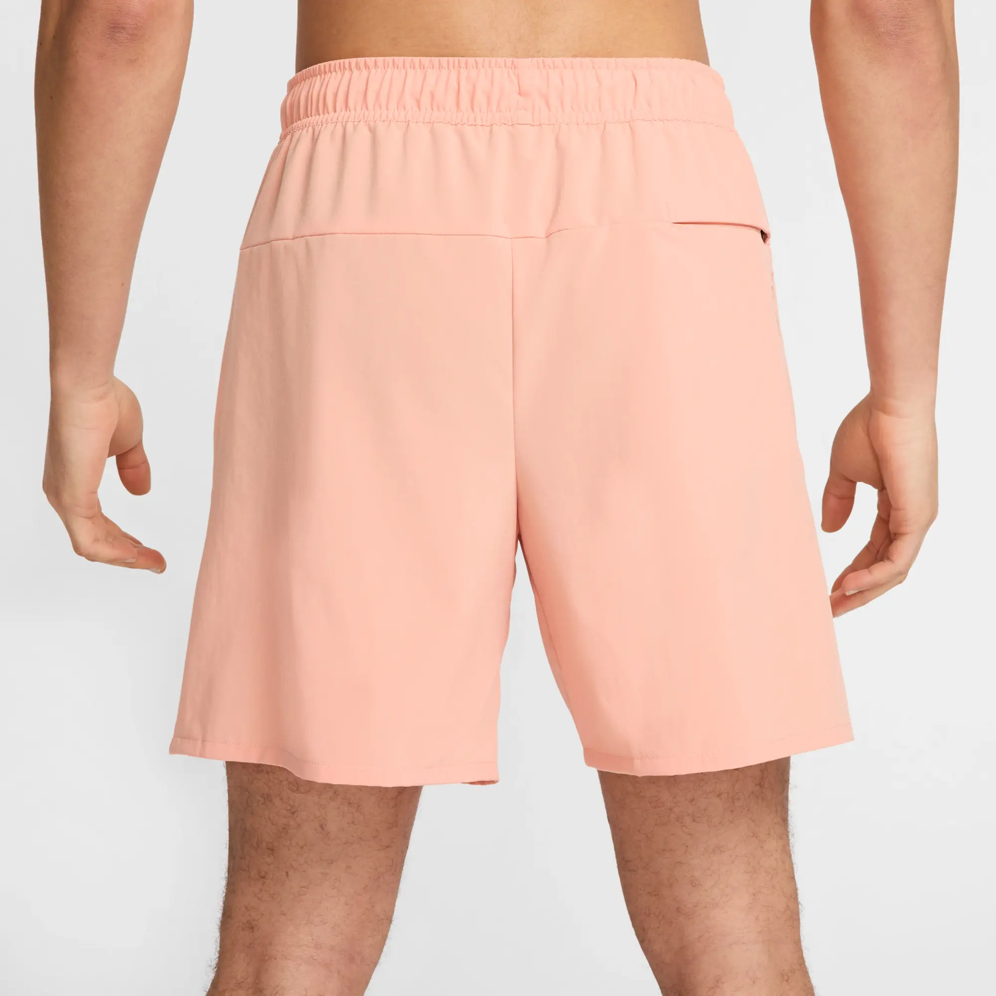 Nike Unlimited Men's Dri-FIT 18cm (approx.) Unlined Versatile Shorts - Orange - Polyester/Elastane