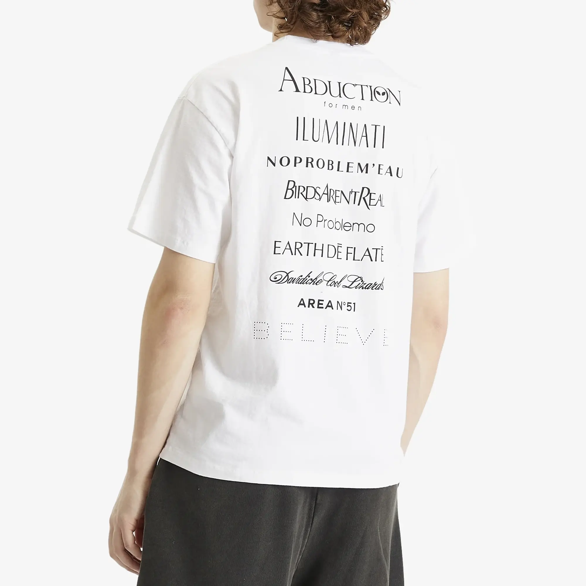 No Problemo Men's Eau De Problemo SS Tee White
